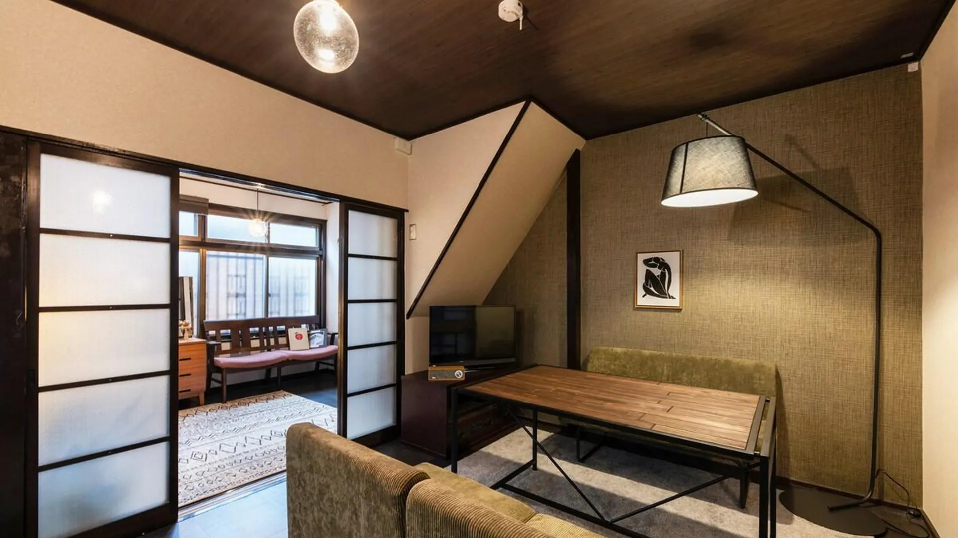 교토 교토의 프라이빗 하우스 (80m², 침실 2개, 프라이빗 욕실 1개) 3성급 싱글룸 객실