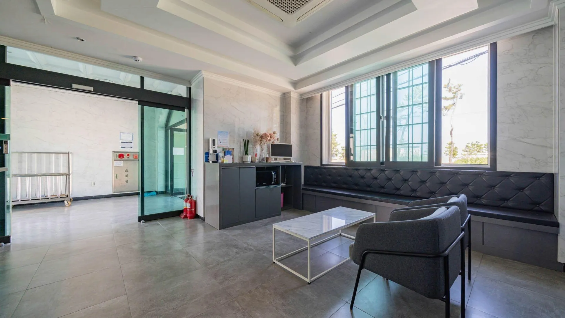 강릉 경포 비스타 호텔 2성급 호텔 로비