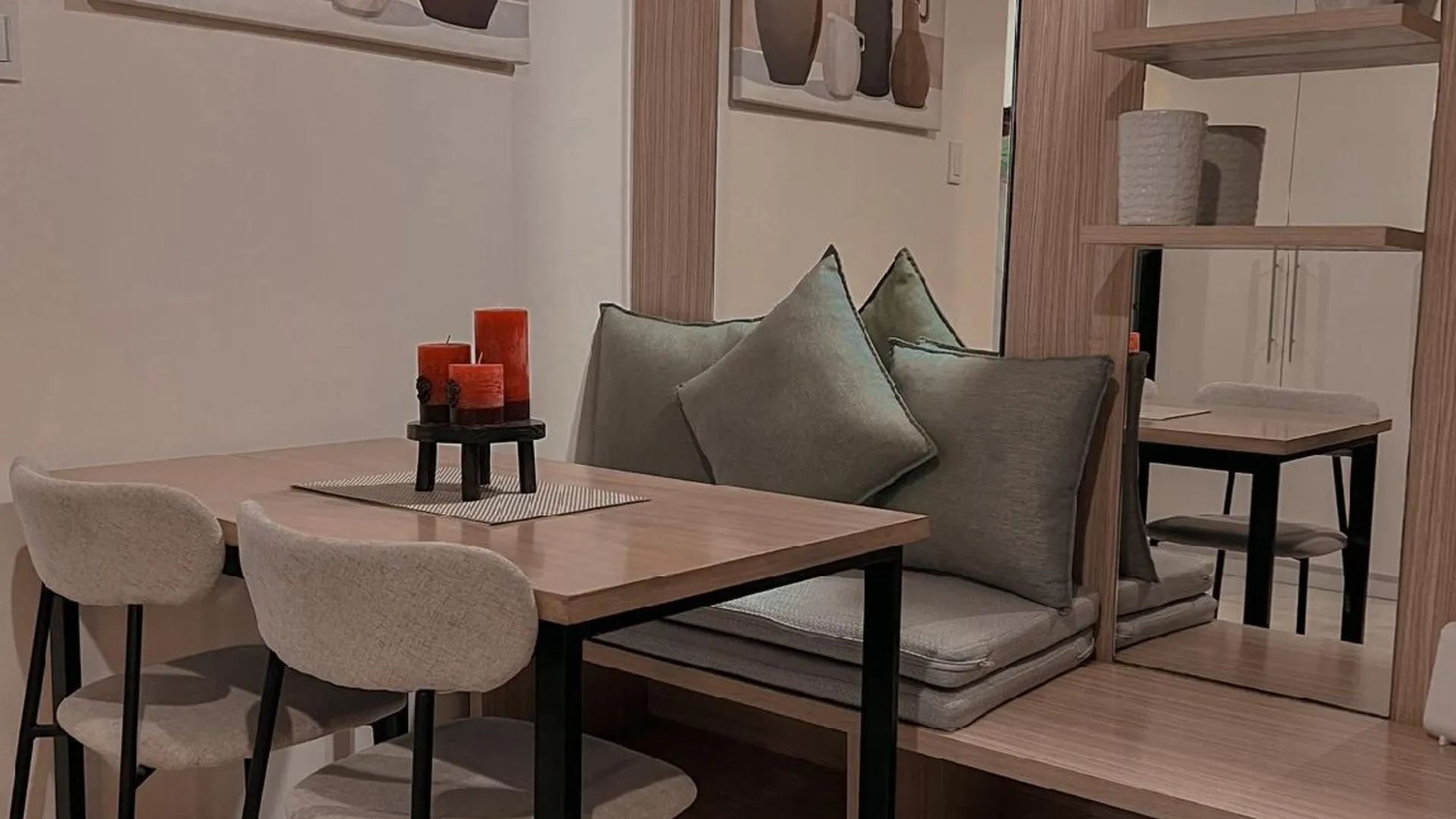 세부 세부 시티의 아파트먼트 (25m², 침실 1개, 프라이빗 욕실 1개) 4성급 싱글룸 레스토랑