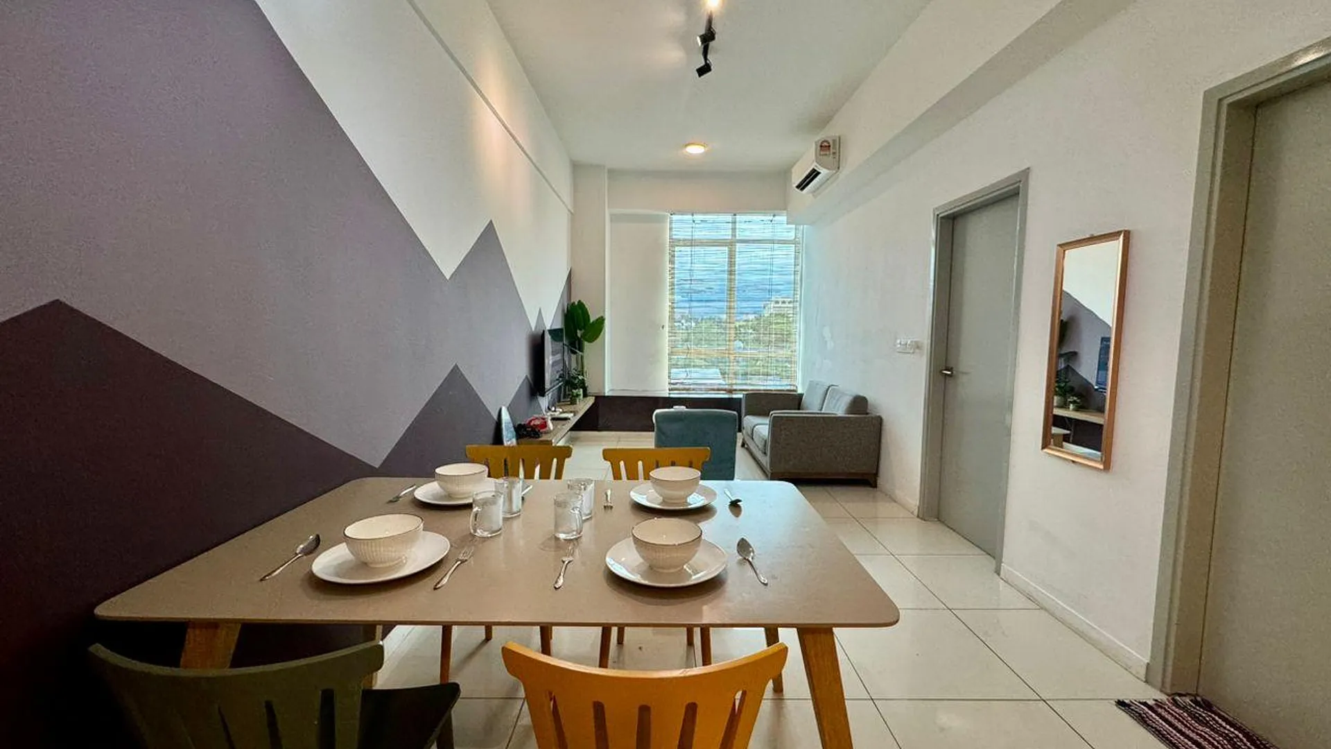 코타키나발루 쿠알라 펜유의 아파트먼트 (68m², 침실 2개, 프라이빗 욕실 1개) 3성급 싱글룸 외관