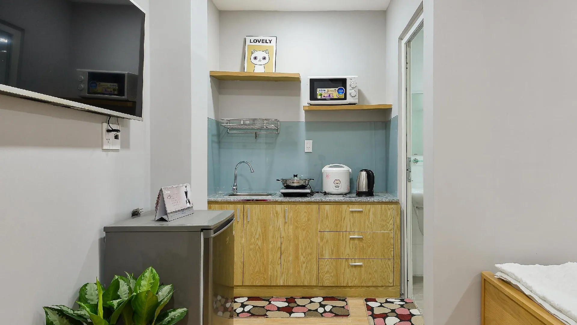 호치민 3군의 스튜디오 아파트먼트 (23m², 프라이빗 욕실 1개) 3성급 싱글룸 수영장