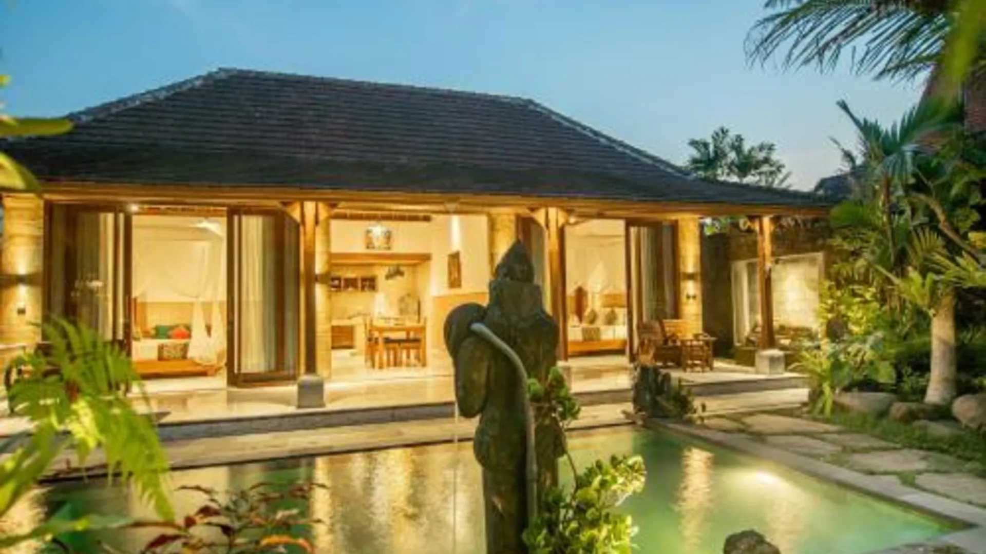 발리 KAWAI Villa Ubud 4성급 싱글룸 로비