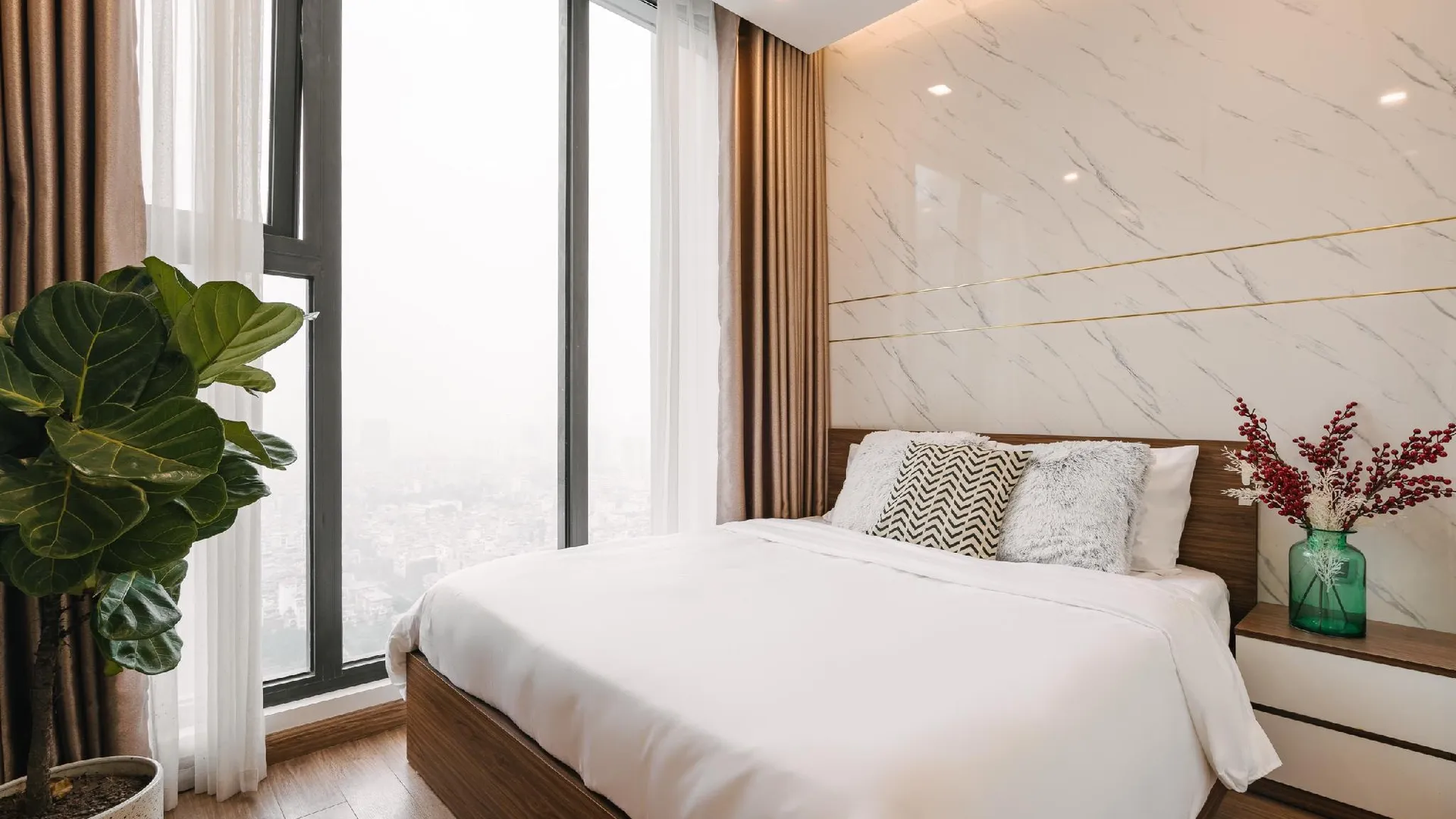 하노이 바딘의 아파트먼트 (55m², 침실 1개, 프라이빗 욕실 1개) 5성급 게스트하우스 스위트룸