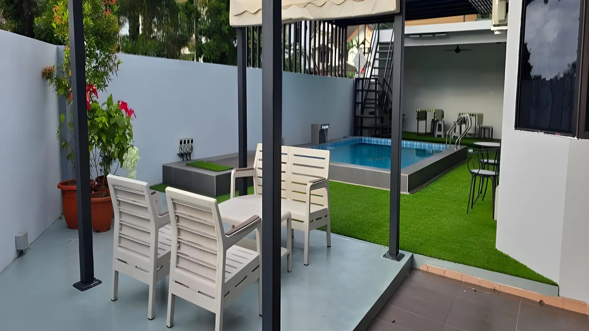 조호바루 / 조호르바루 탐포이의 프라이빗 하우스 (1500m², 침실 4개, 프라이빗 욕실 3개) 3성급 싱글룸 외관