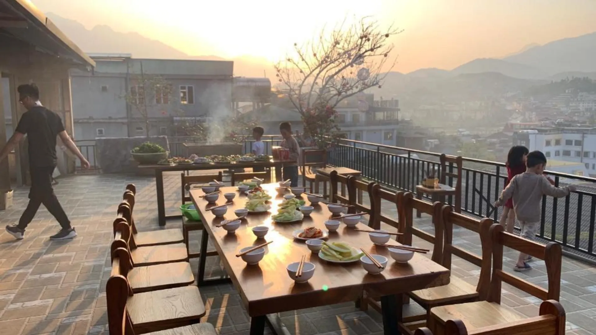 사파 앨리 하우스 사파 홈스테이 2성급 호텔 수영장