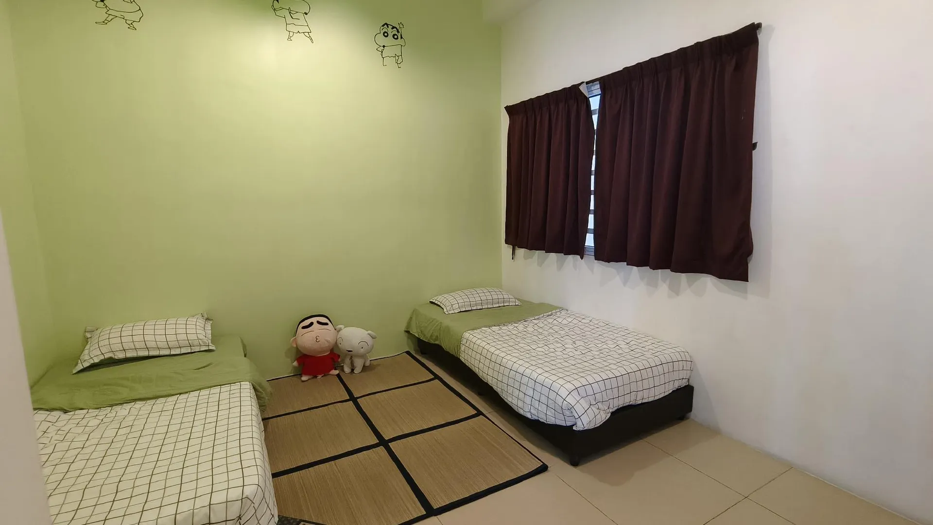 카메론 하일랜즈 타나 라타의 아파트먼트 (128m², 침실 4개, 프라이빗 욕실 2개) 2성급 싱글룸 전망