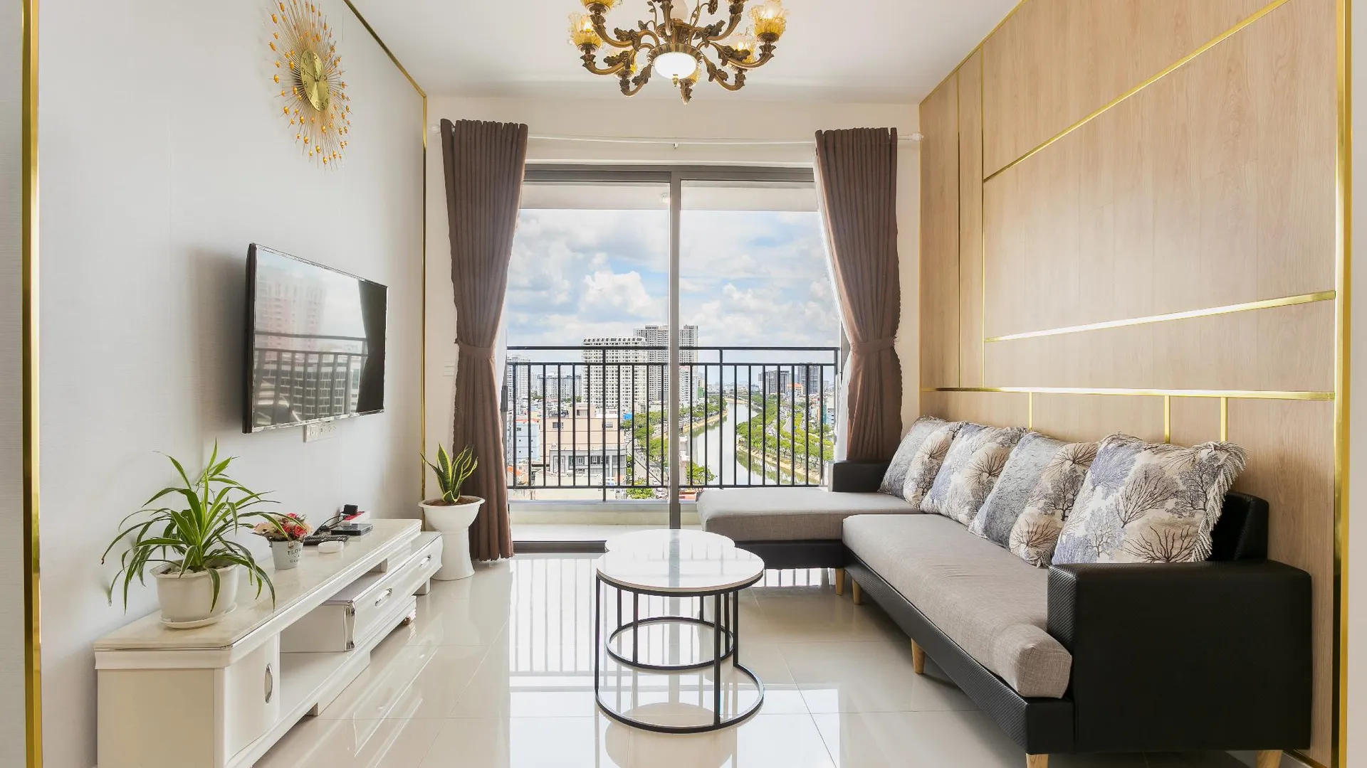 호치민 어썸 CBD 아파트먼트 - 리버게이트 5성급 게스트하우스 스위트룸