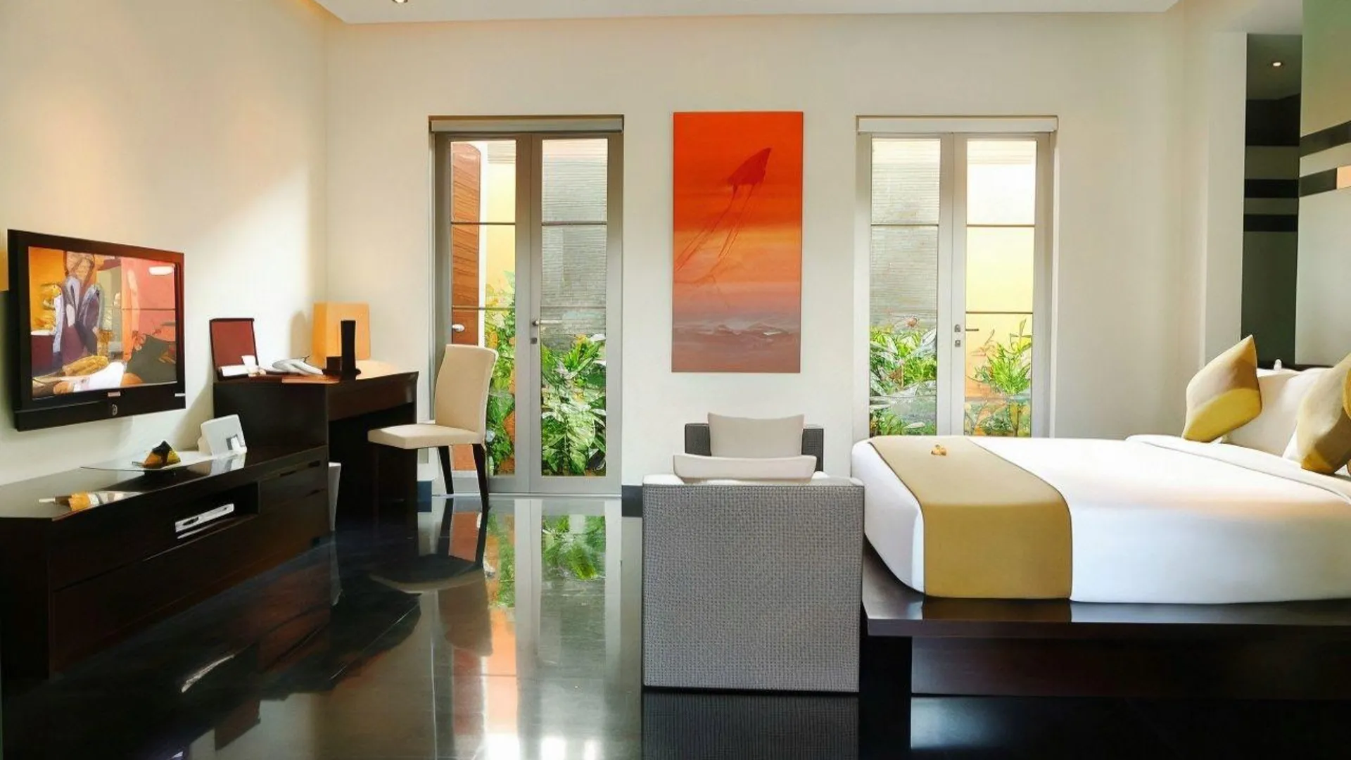 발리 선 아일랜드 부티크 빌라 앤 스파 스미냑 4성급 호텔 스위트룸