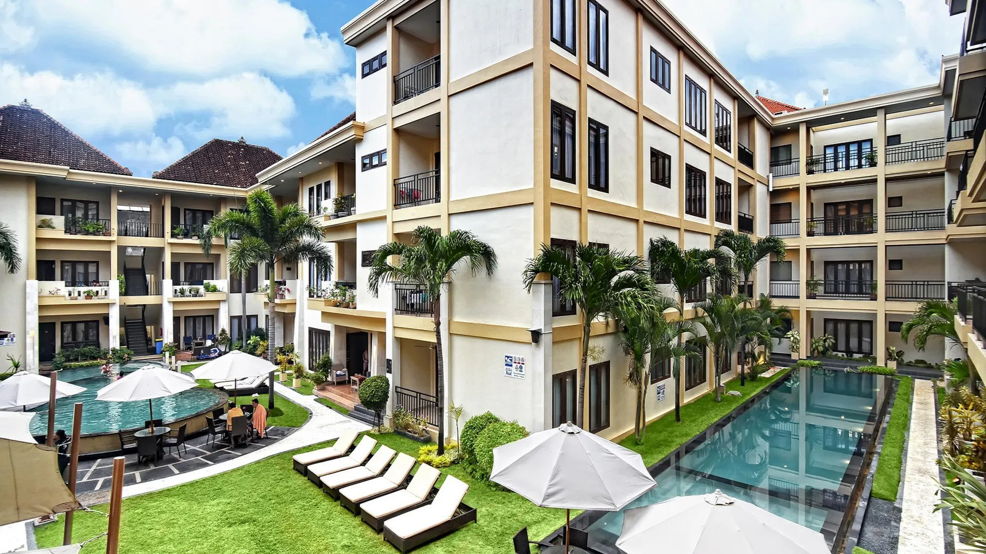 발리 쿠타 타운하우스 아파트먼트 5성급 게스트하우스 객실