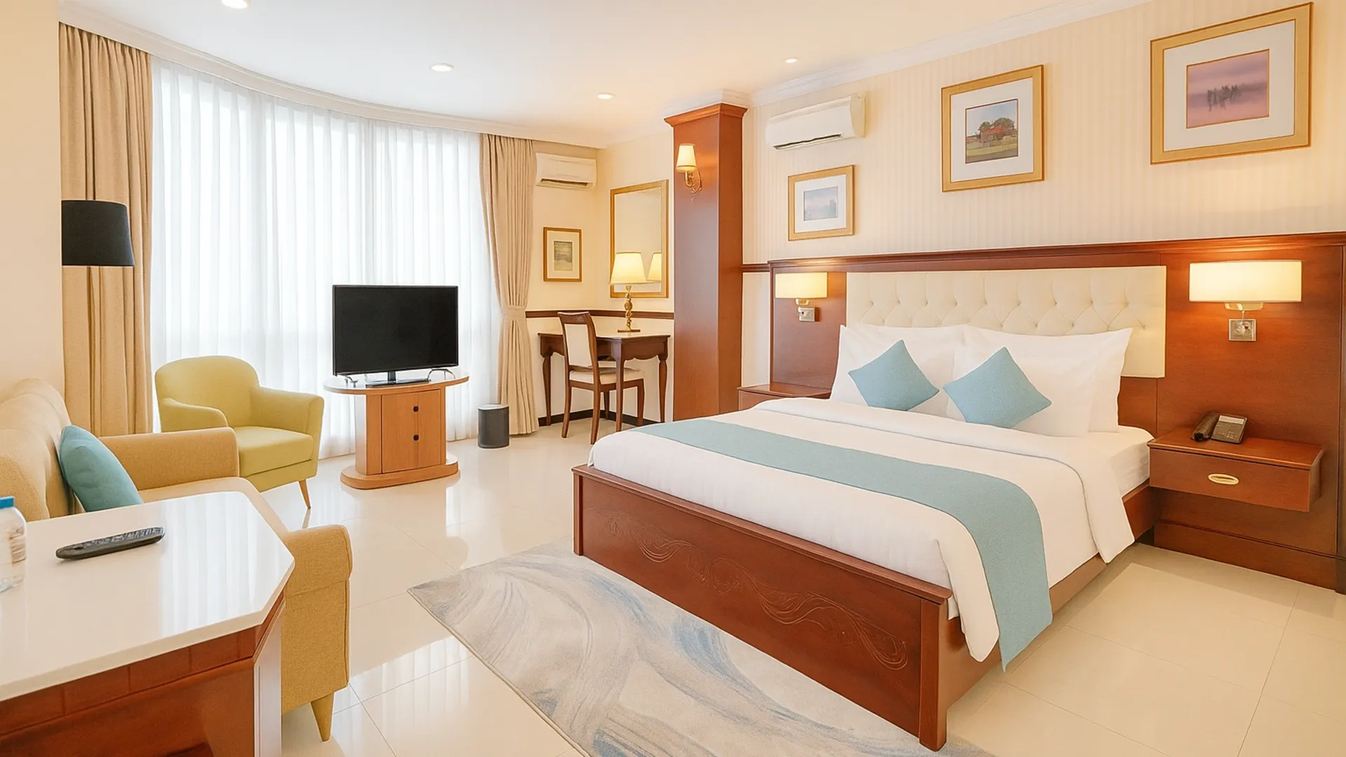 호치민 S79 부온 사이공 호텔 3성급 호텔 스위트룸