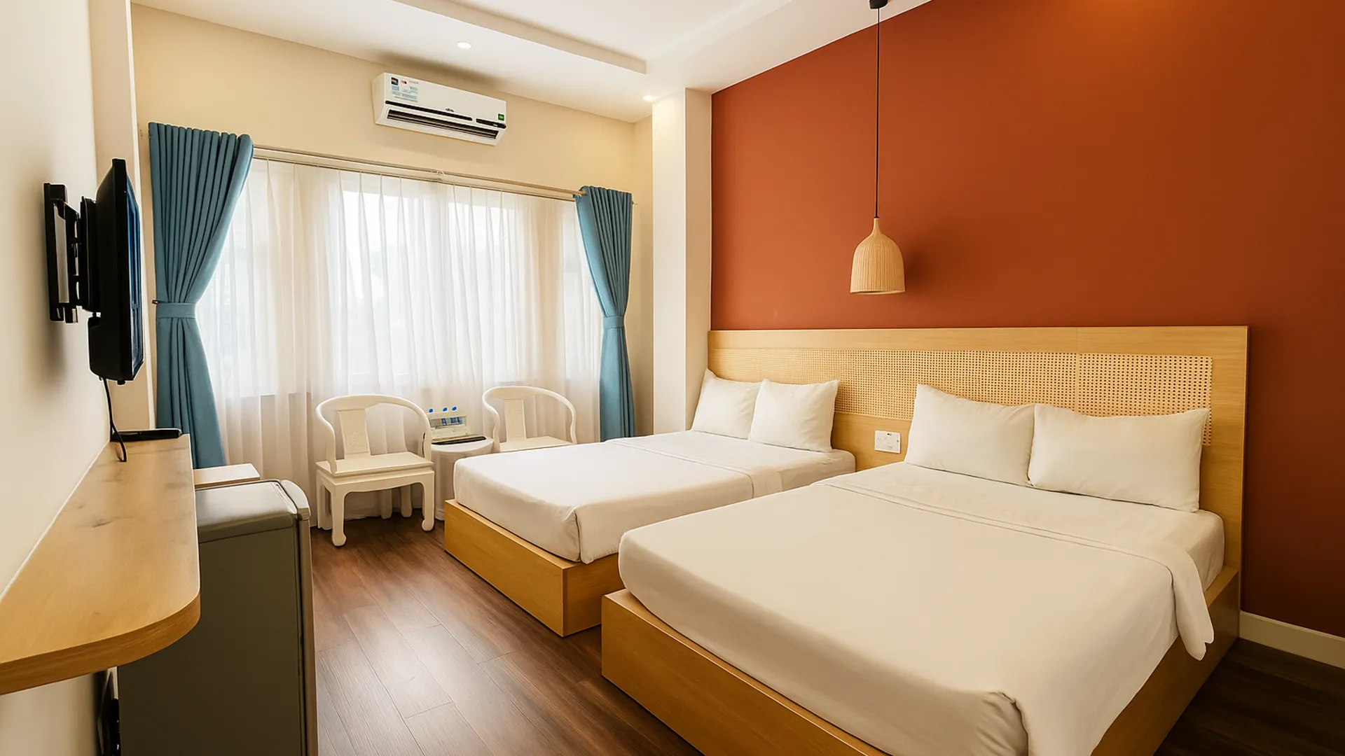 호치민 사이공 센트럴 호텔 2성급 호텔 스위트룸