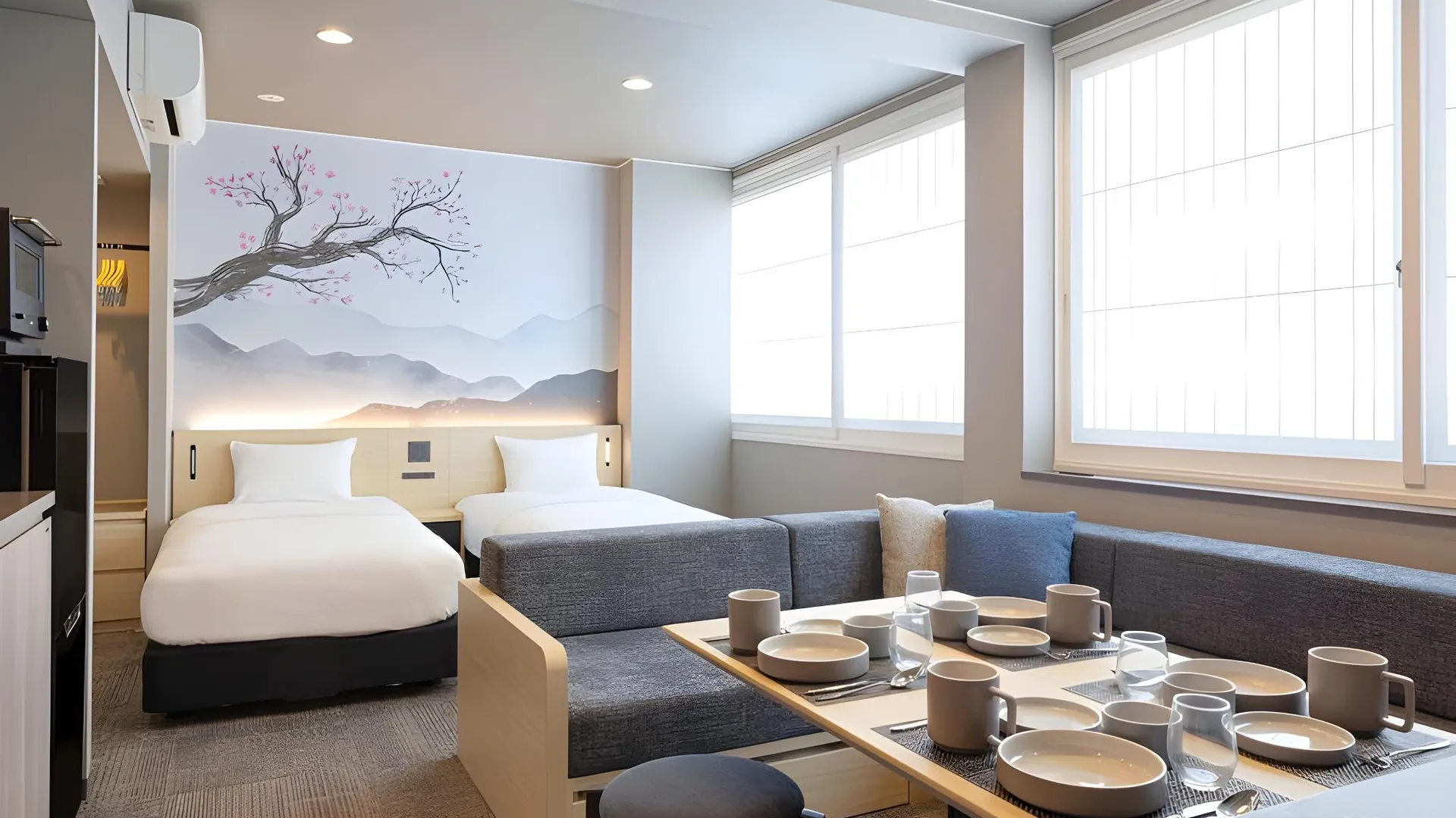 교토 민 시조 오미야 3성급 호텔 스위트룸