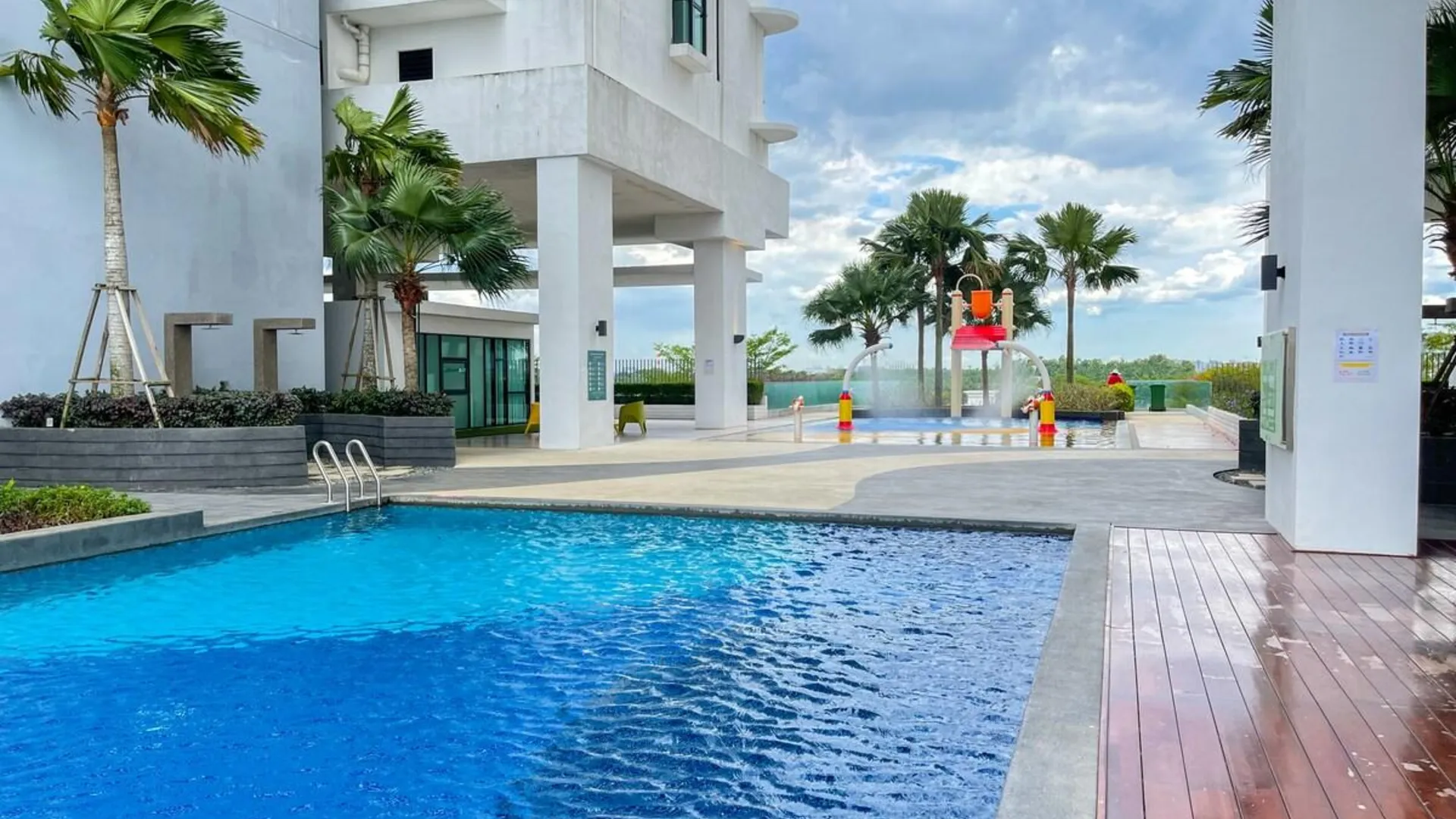 조호바루 / 조호르바루 수투랑바루의 아파트먼트 (130m², 침실 3개, 프라이빗 욕실 2개) 4성급 싱글룸 전망