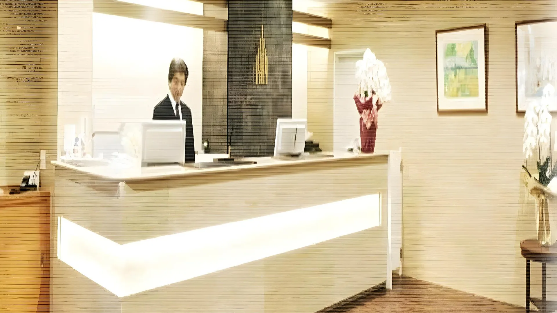 후쿠오카 호텔 센추리 아트 (하카타 스테이션) 3성급 호텔 로비