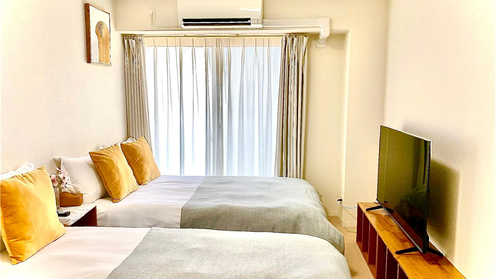 오사카 우메다의 아파트먼트 (25m², 침실 1개, 프라이빗 욕실 1개) 3성급 게스트하우스 스위트룸