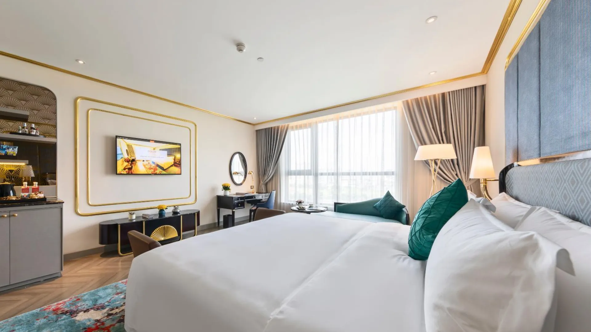 하노이 돌체 바이 윈덤 하노이 골든 레이크 5성급 호텔 스위트룸