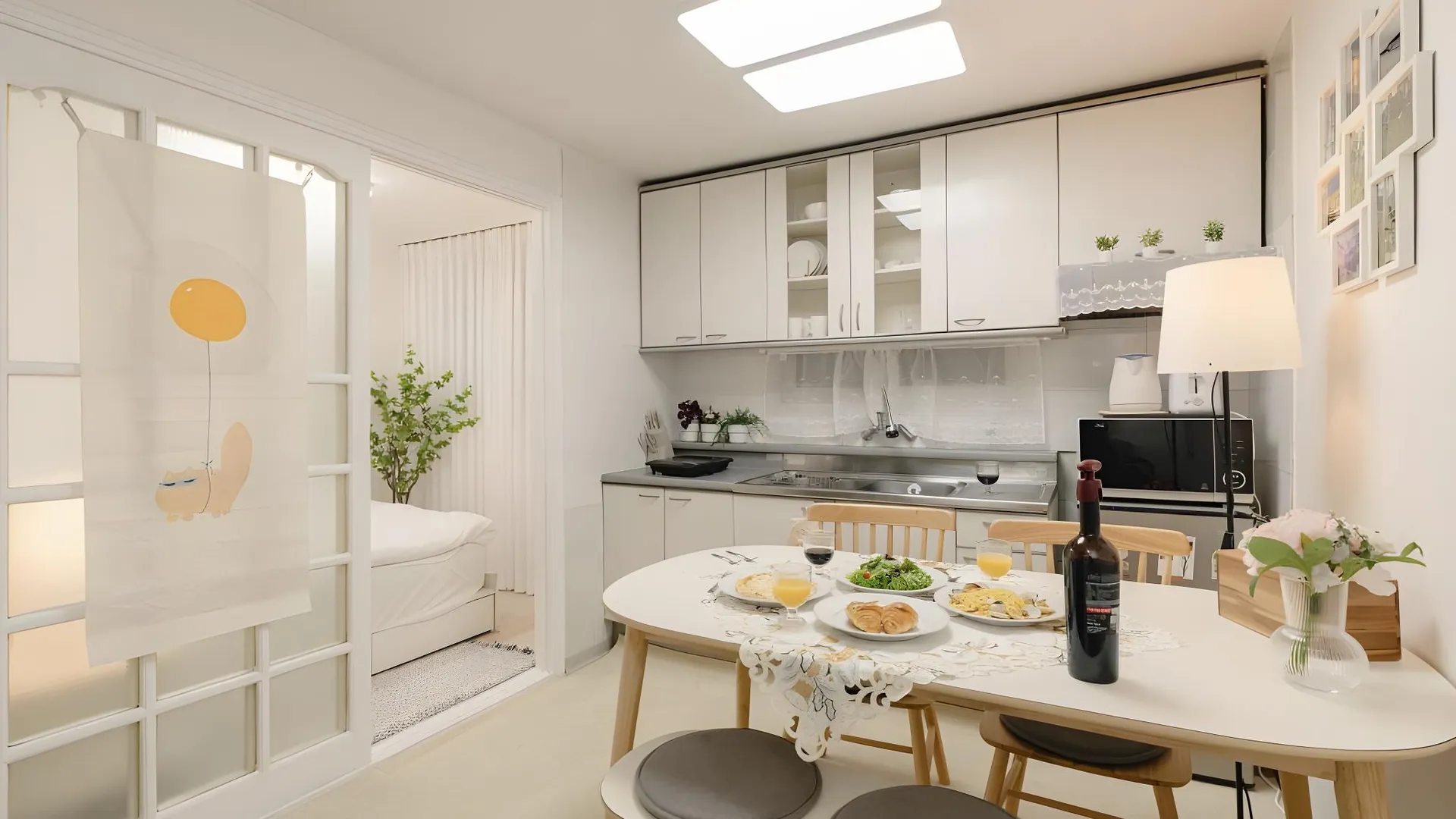 서울 종로의 아파트먼트 (46m², 침실 3개, 프라이빗 욕실 1개) 3성급 게스트하우스 객실