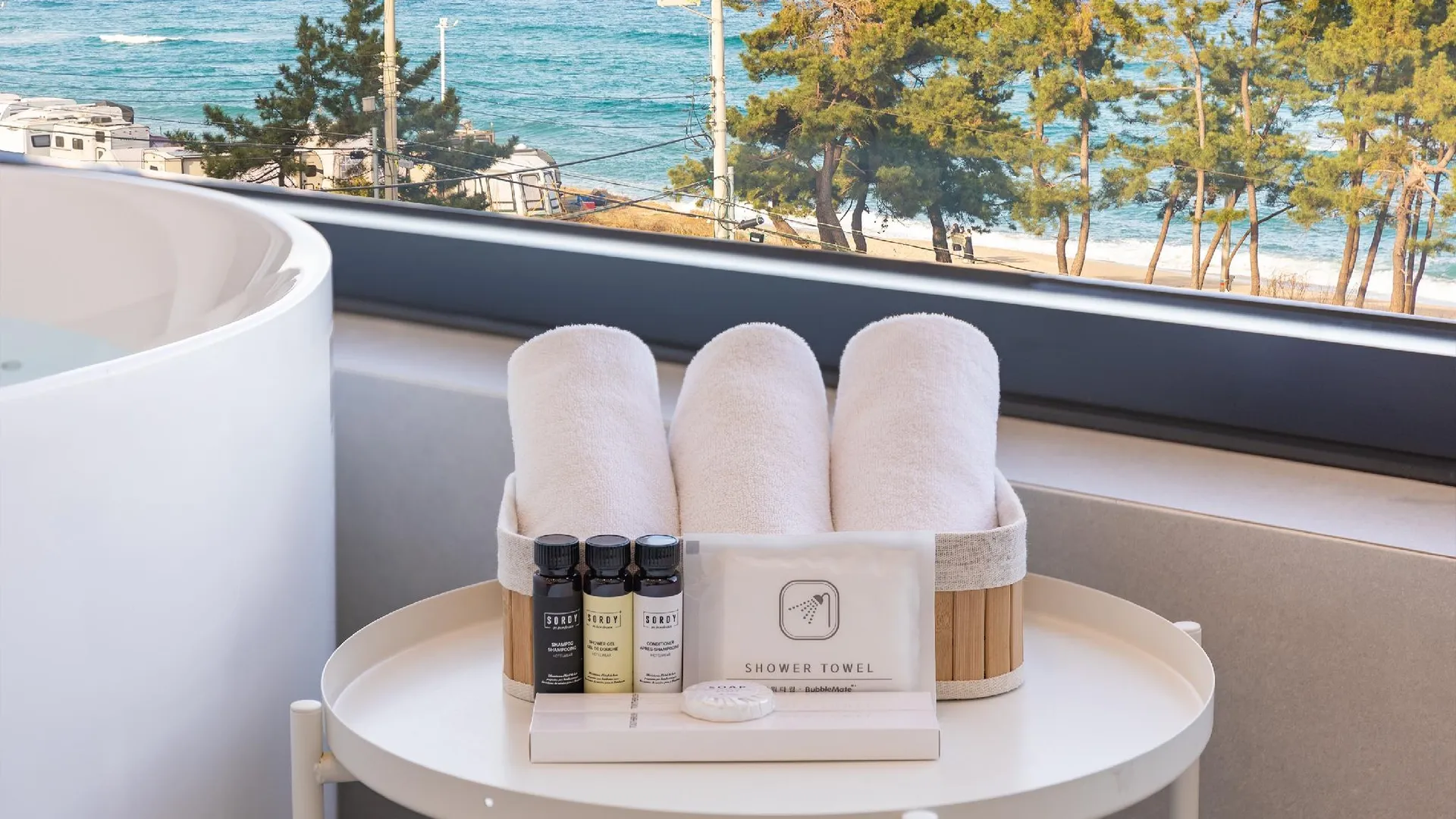 강릉 메르뷰 오션뷰 스파펜션 3성급 게스트하우스 전망