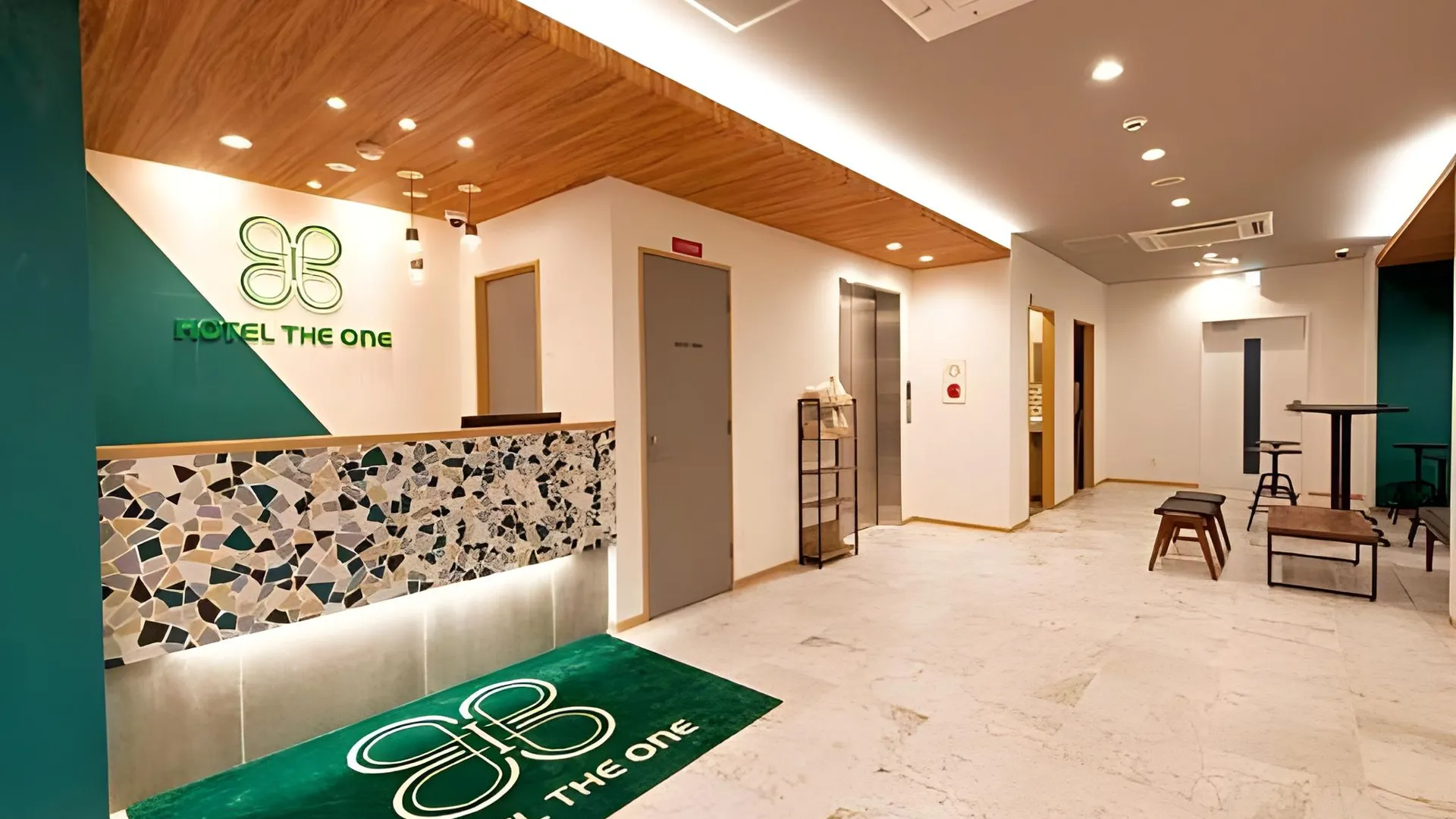 오사카 호텔 더 원 신이마미야 3성급 호텔 로비