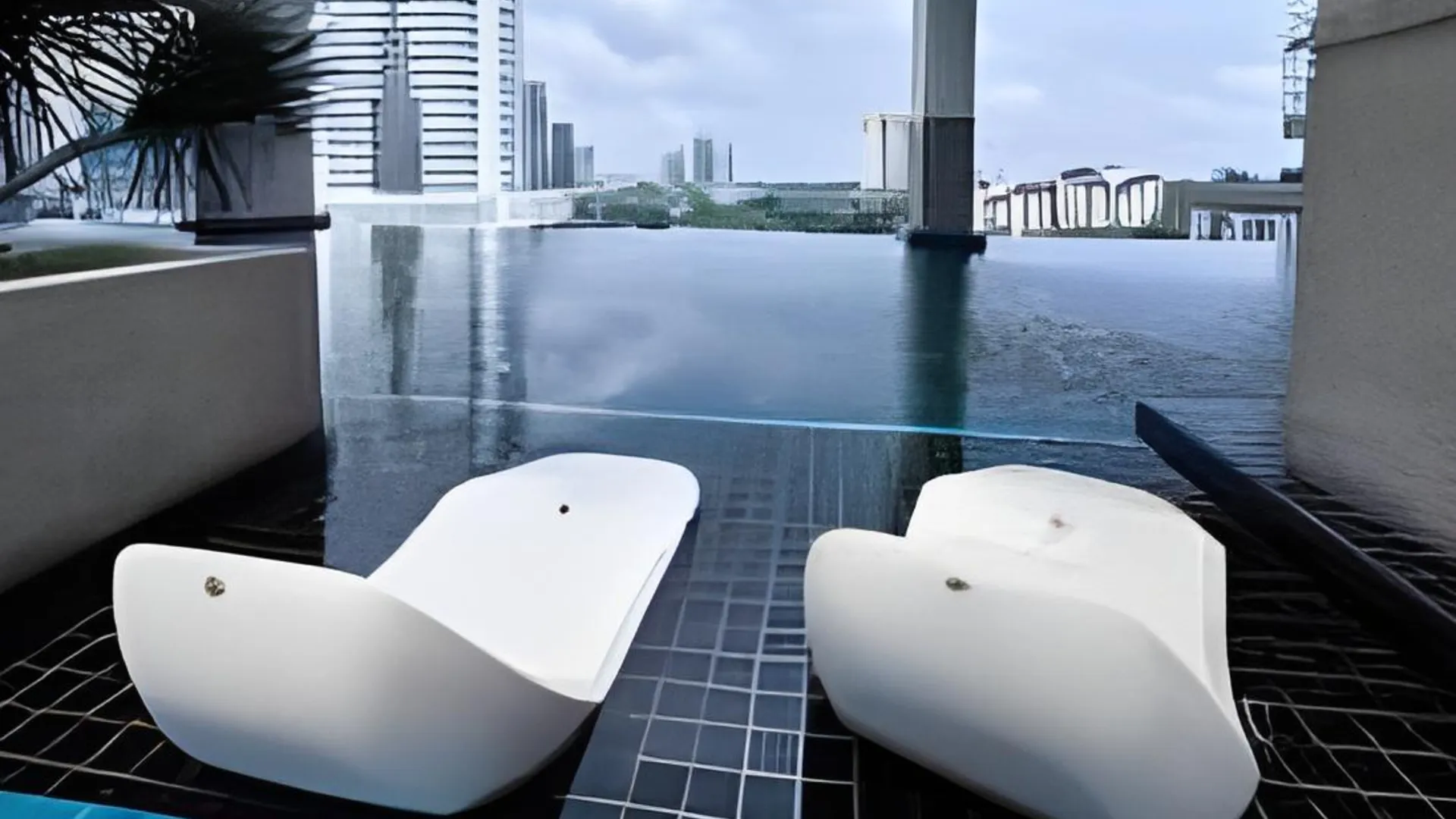 조호바루 / 조호르바루 조호바루의 아파트먼트 (89m², 침실 3개, 프라이빗 욕실 2개) 3성급 싱글룸 레스토랑