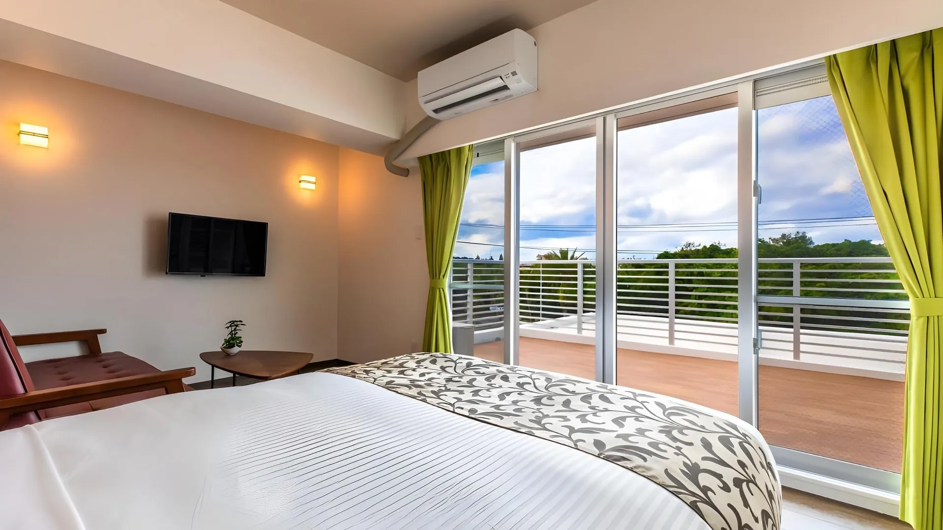 오키나와 본섬 미스터 긴조 인 프런트 오브 만자 비치 2성급 호텔 스위트룸