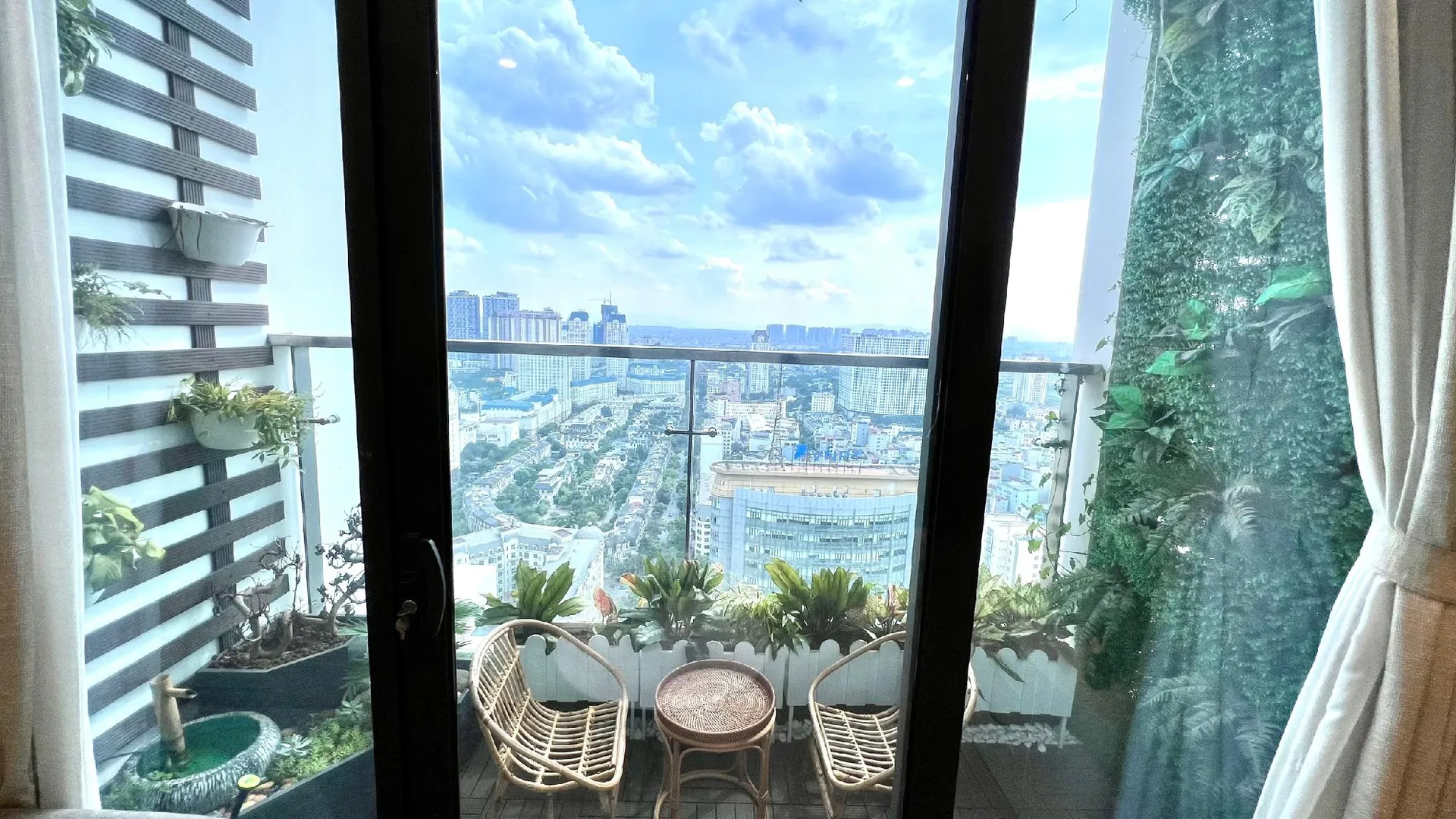 하노이 미딘의 아파트먼트 (72m², 침실 2개, 프라이빗 욕실 2개) 5성급 싱글룸 로비