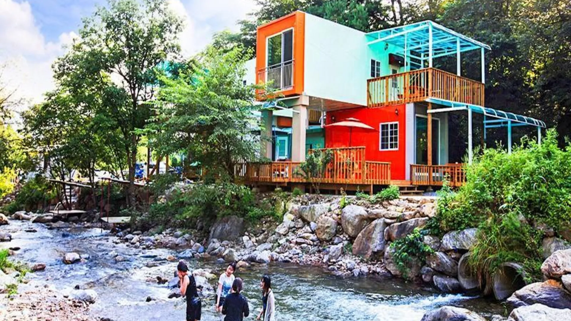 가평 가평 청평물소리펜션 1성급 게스트하우스 로비