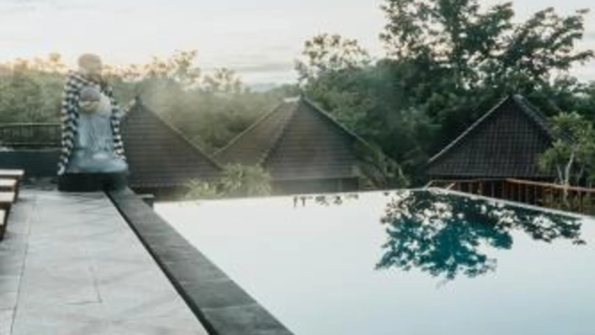 발리 Taman Tirta Villa 4성급 호텔 전망