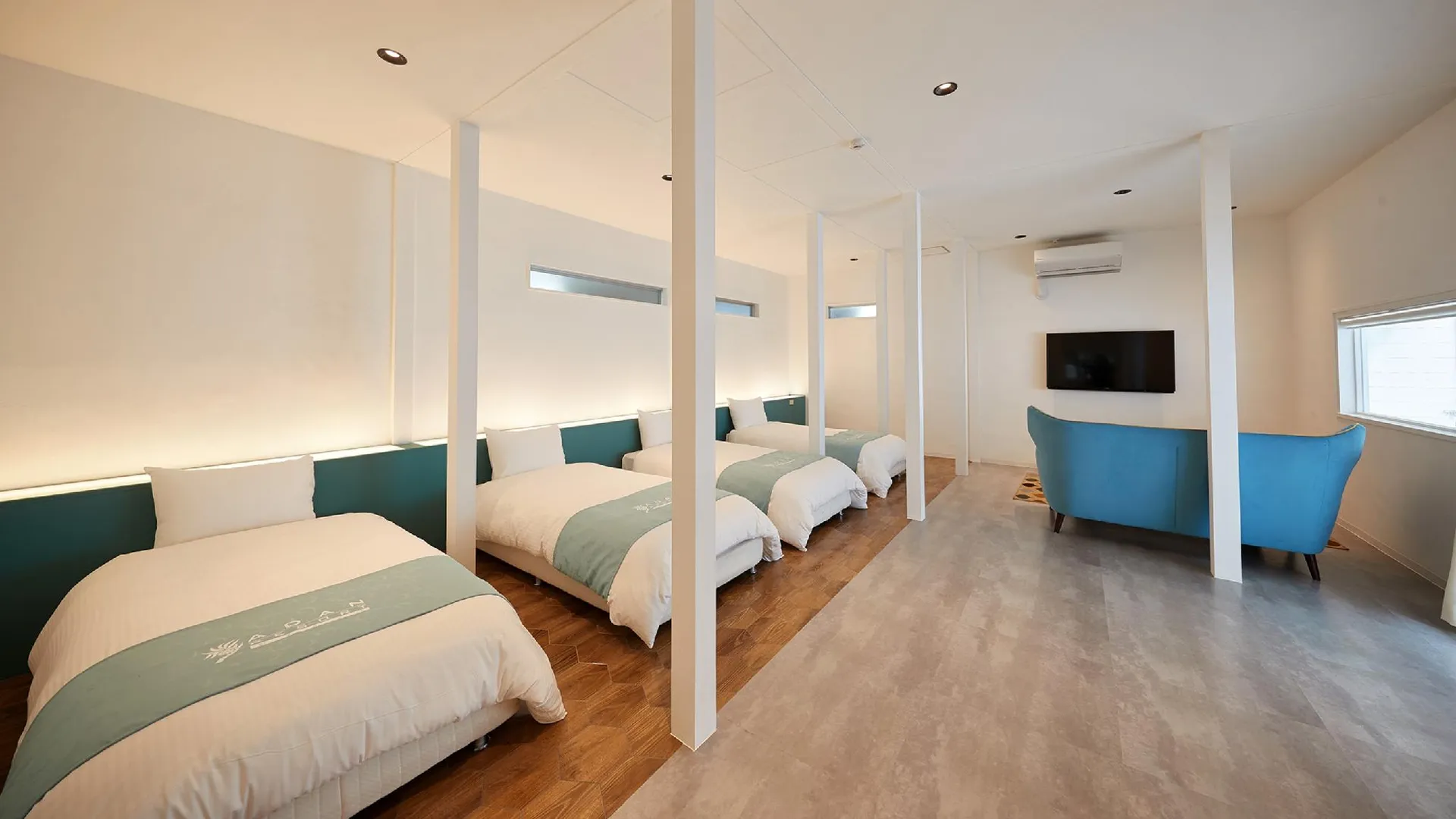 오키나와 본섬 아단 리조트 엔 3성급 호텔 스위트룸