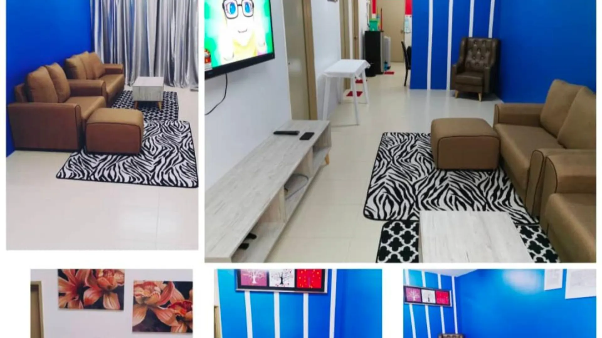 쿠안탄 감방의 프라이빗 하우스 (112m², 침실 3개, 프라이빗 욕실 2개) 2성급 게스트하우스 스위트룸