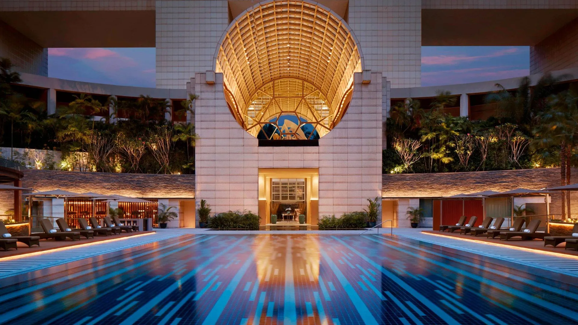 싱가포르 리츠칼튼, 밀레니아 싱가포르 5성급 호텔 로비