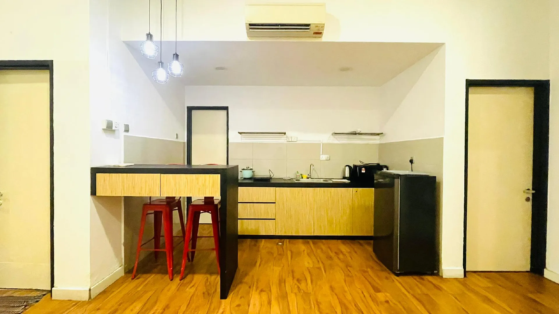 코타키나발루 쿠알라 펜유의 아파트먼트 (85m², 침실 1개, 프라이빗 욕실 1개) 3성급 싱글룸 부대시설