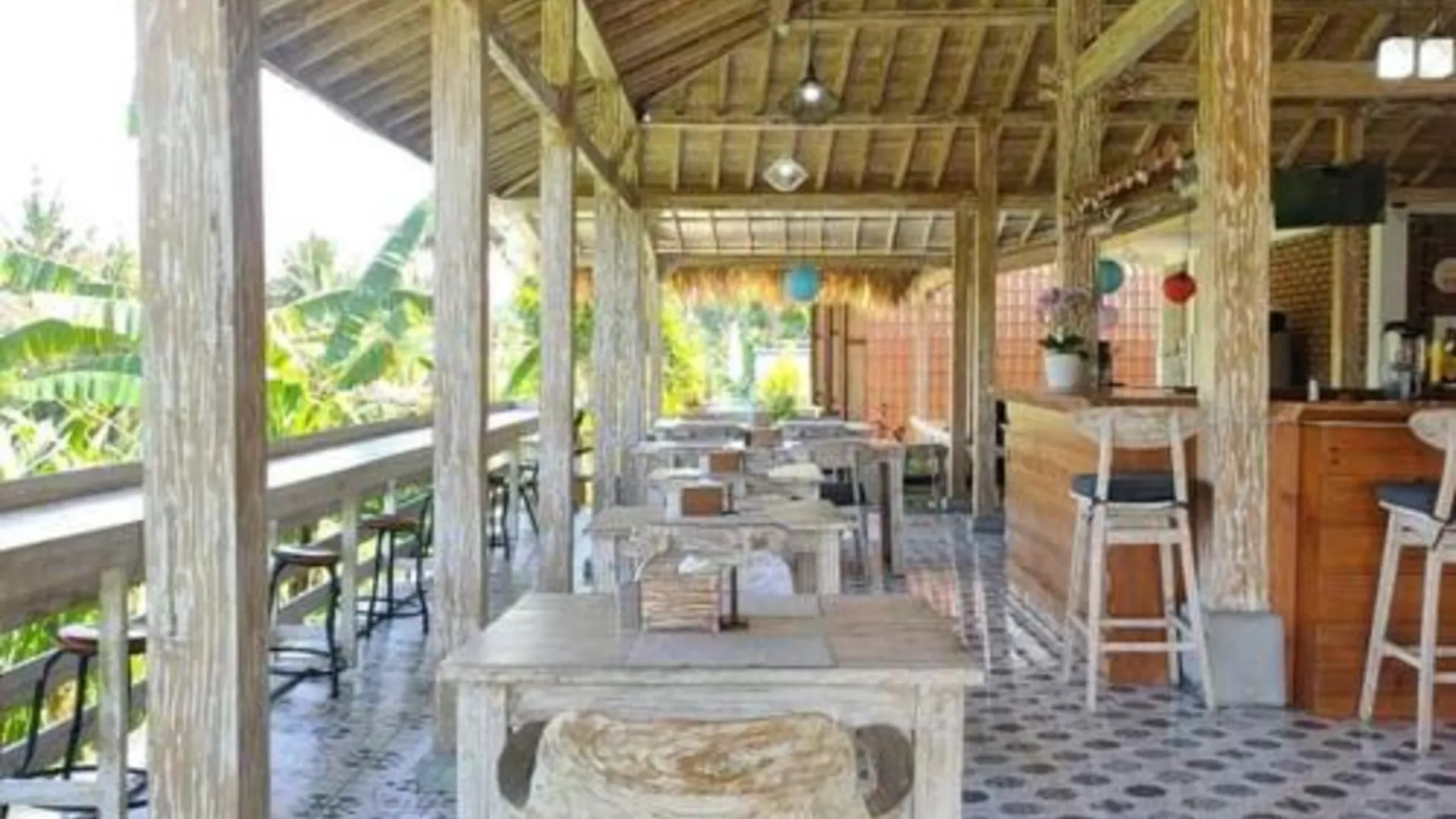 발리 The Green ujung Villa 3성급 호텔 외관