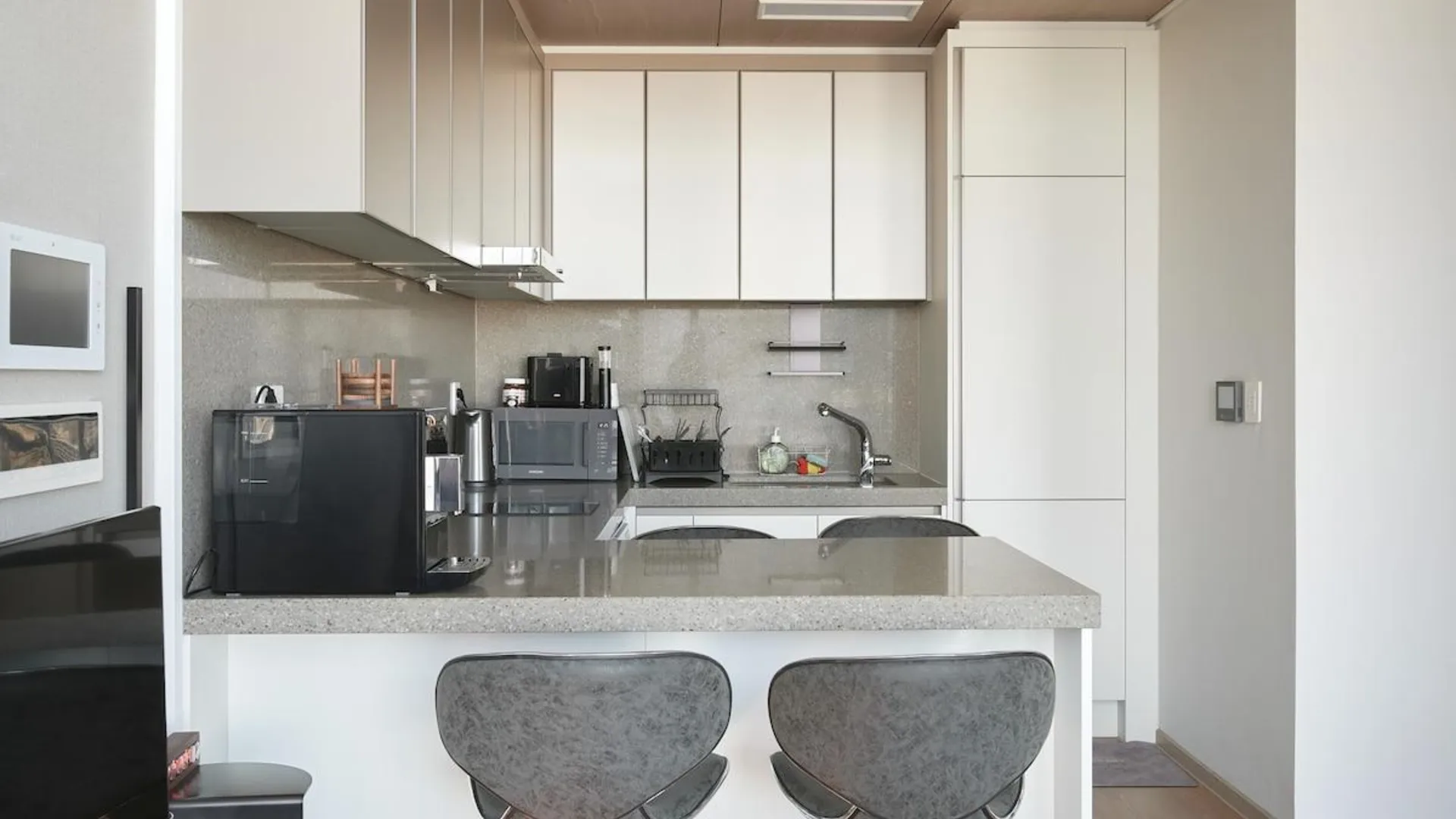 서울 광진의 프라이빗 하우스 (m², 침실 2개, 프라이빗 욕실 1개) 3성급 싱글룸 레스토랑