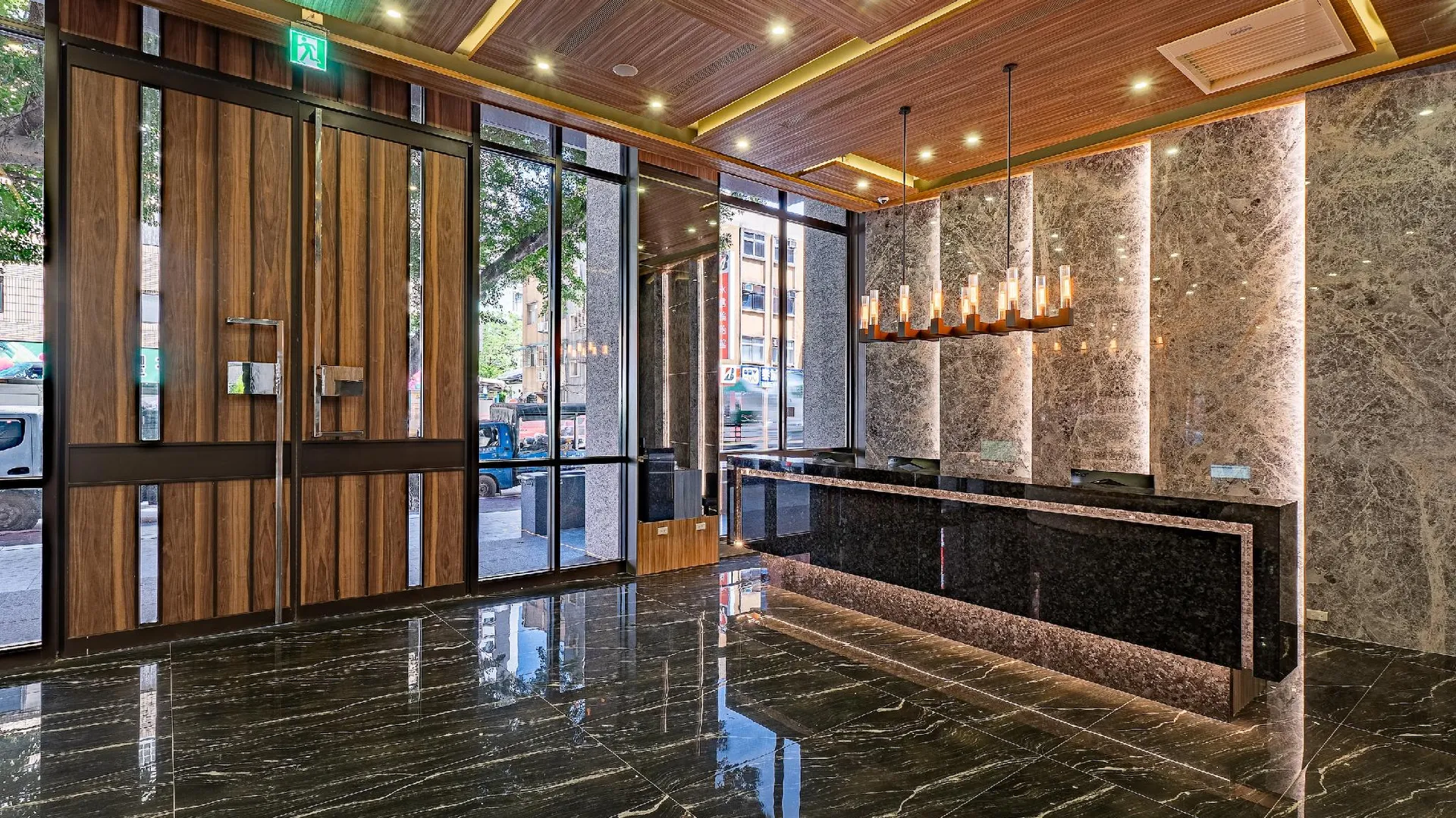 타이베이 OOD 호텔 타이베이 항저우 4성급 호텔 전망