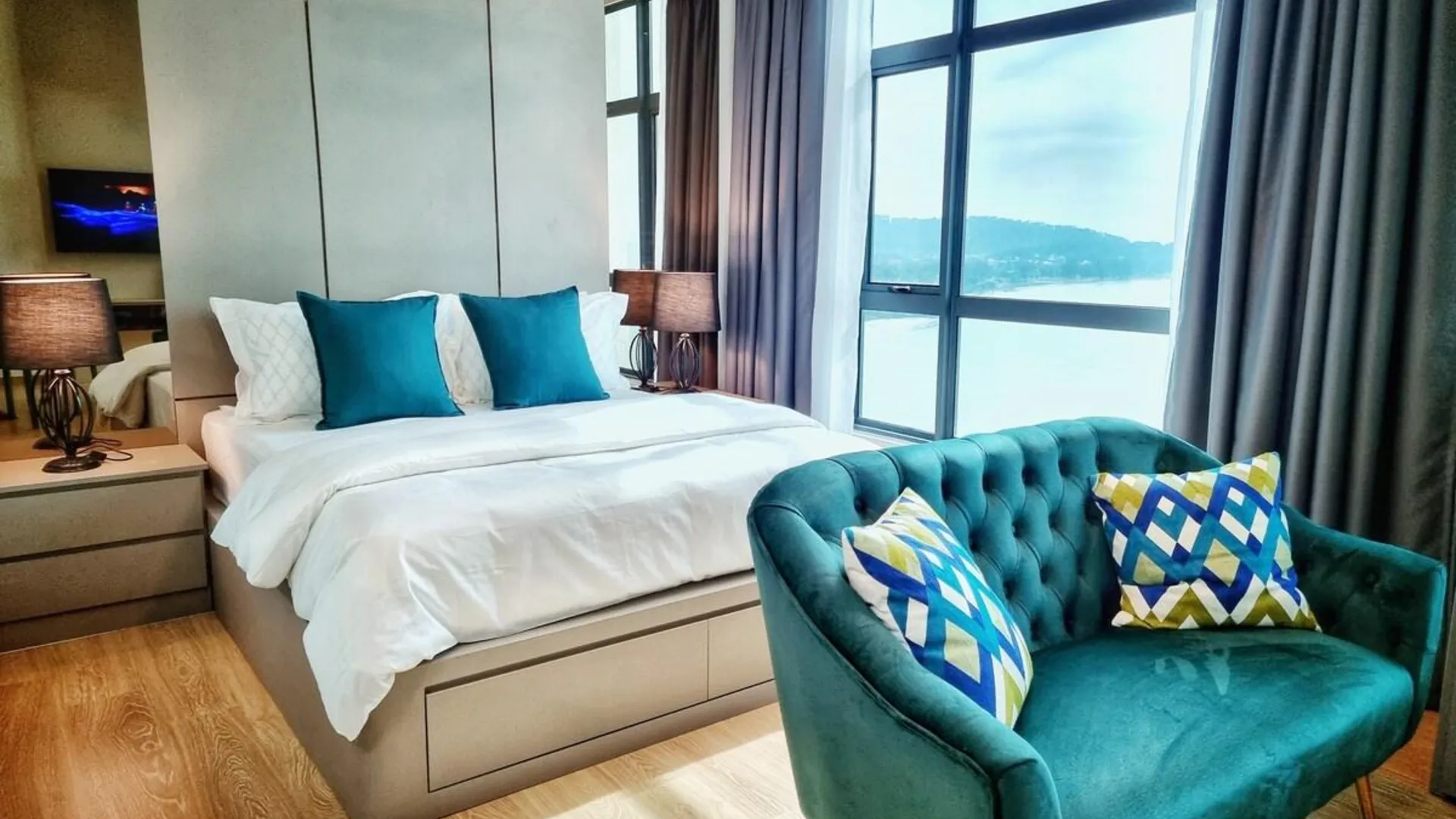 쿠안탄 테루크 쳄페타크의 스튜디오 프라이빗 하우스 (409m², 프라이빗 욕실 1개) 4성급 싱글룸 스위트룸