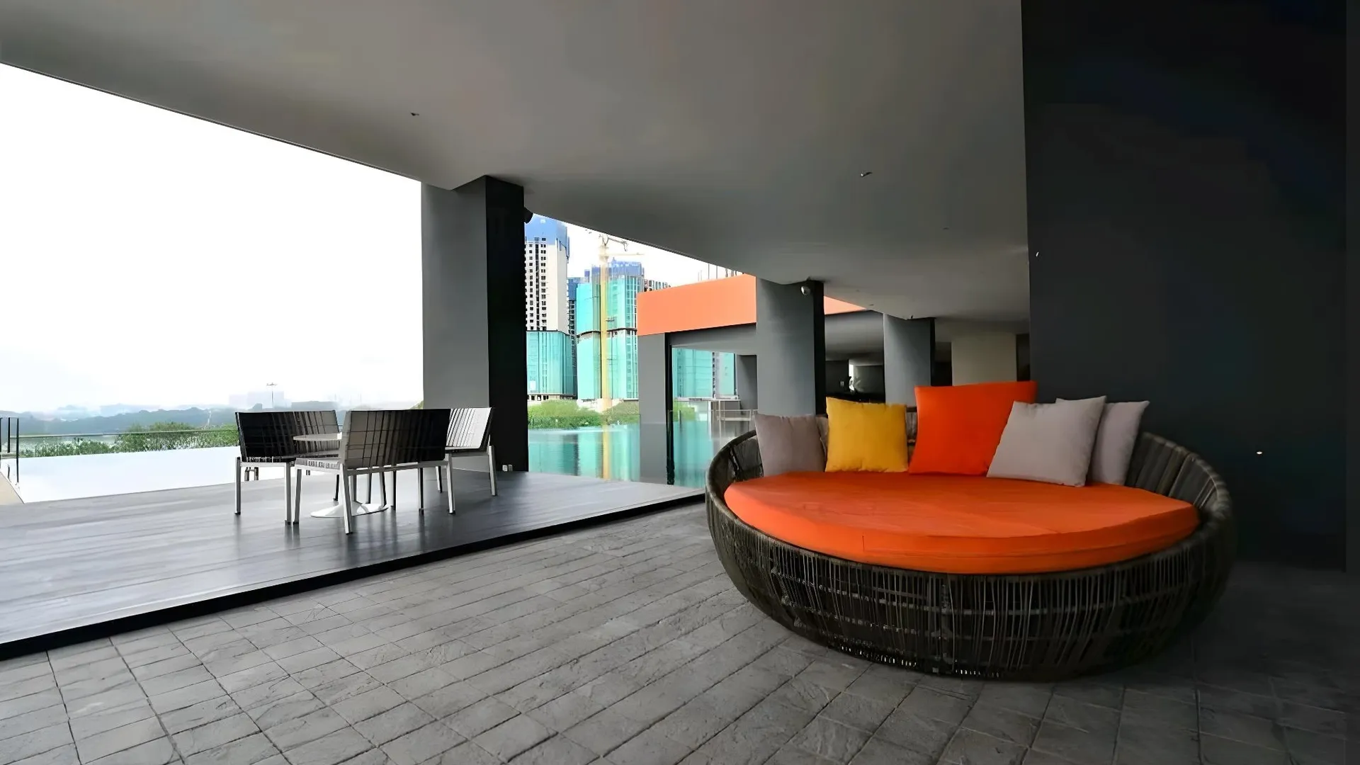 조호바루 / 조호르바루 조호바루의 프라이빗 하우스 (110m², 침실 2개, 프라이빗 욕실 2개) 2성급 싱글룸 레스토랑