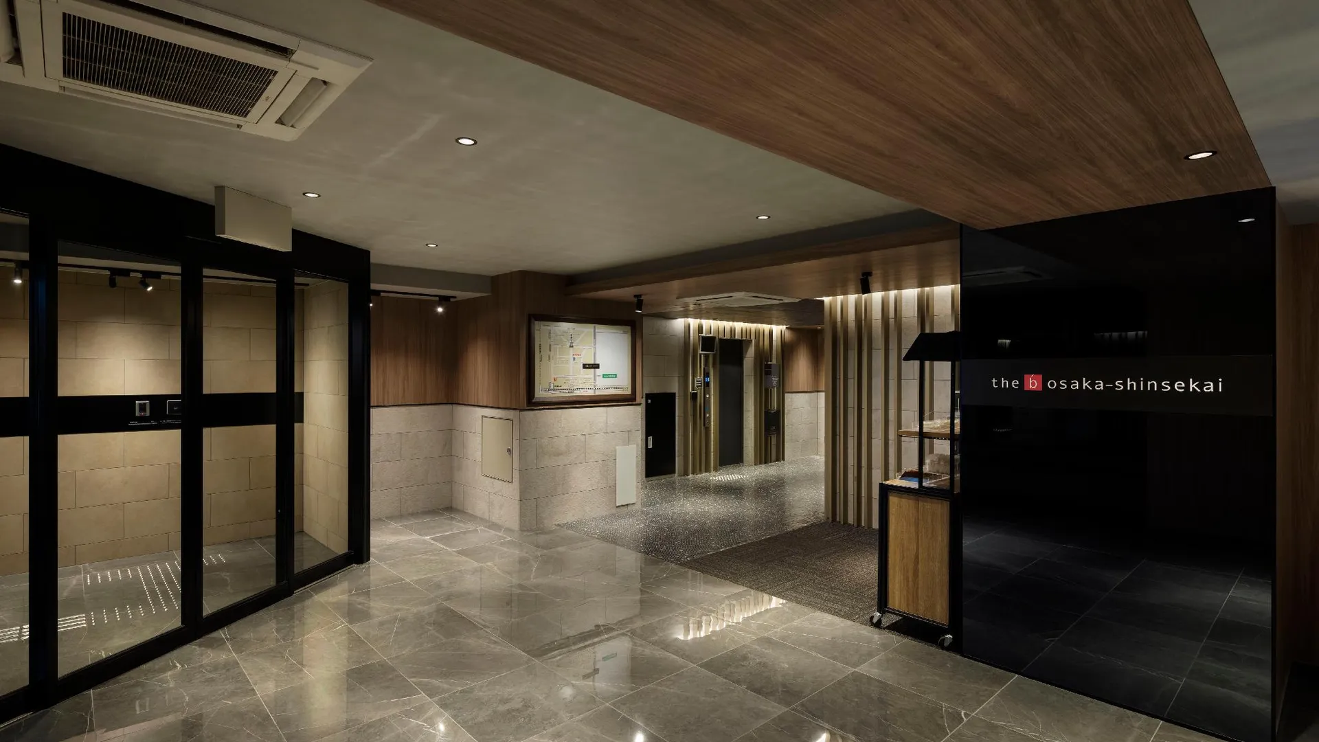 오사카 더 b 오사카 신세카이 3성급 호텔 수영장