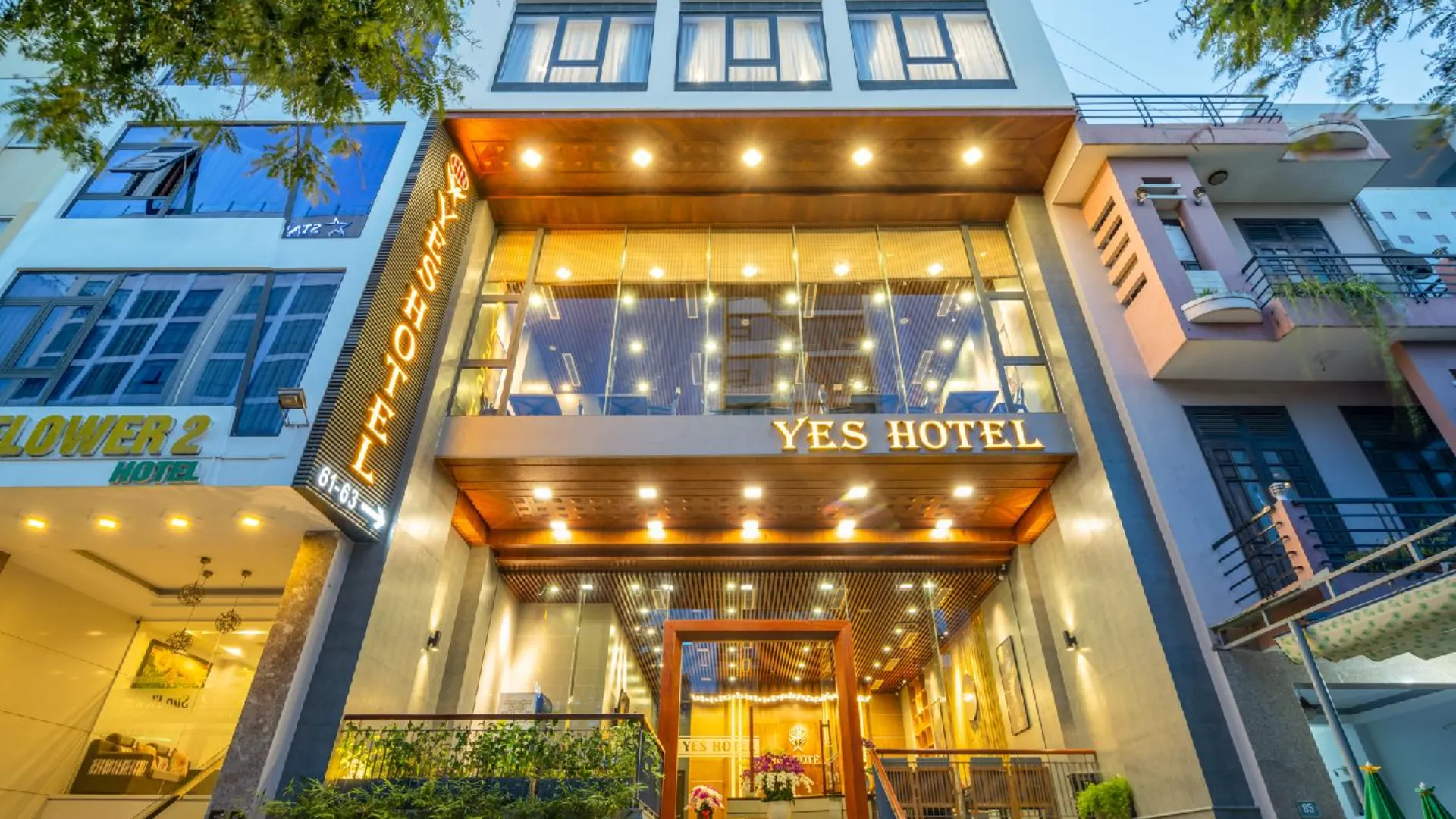 다낭 예스 호텔 다낭 호텔 외관