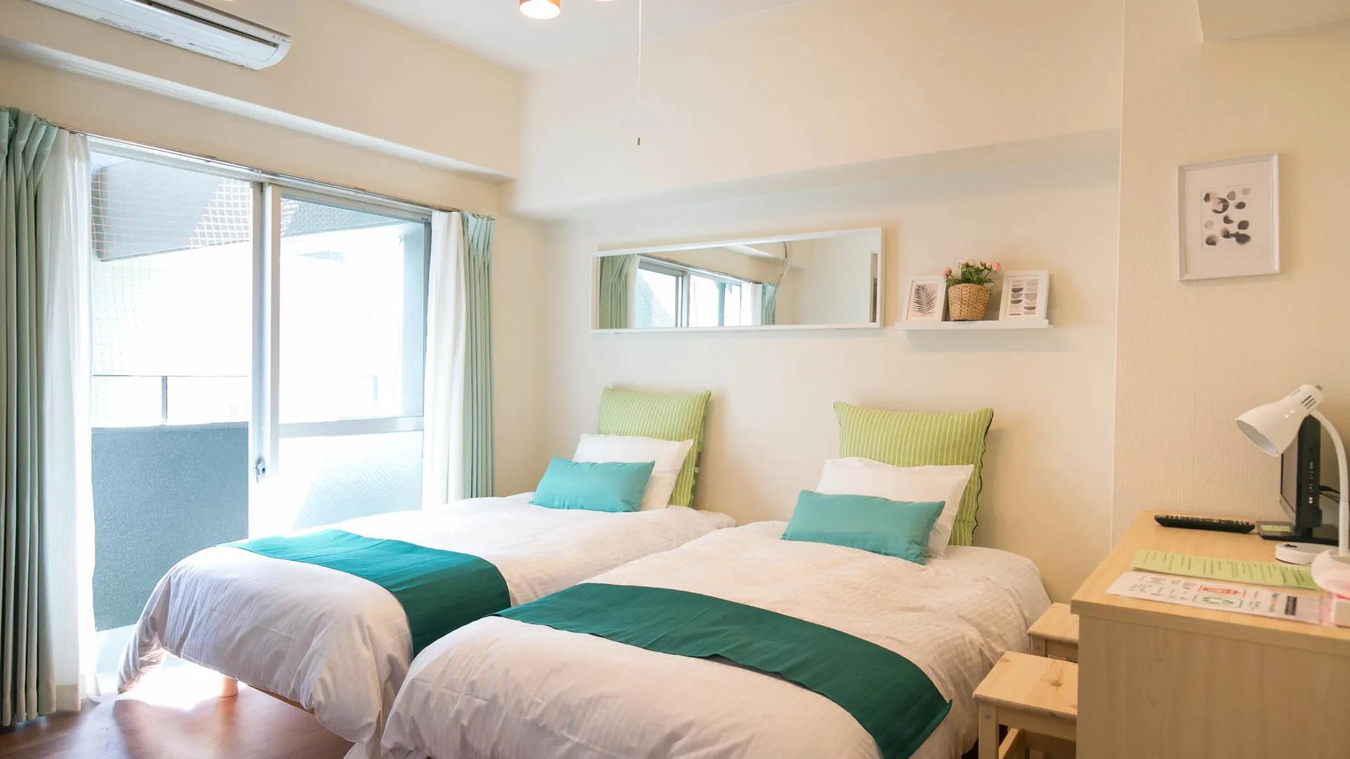 후쿠오카 윙스 하카타 3성급 게스트하우스 객실