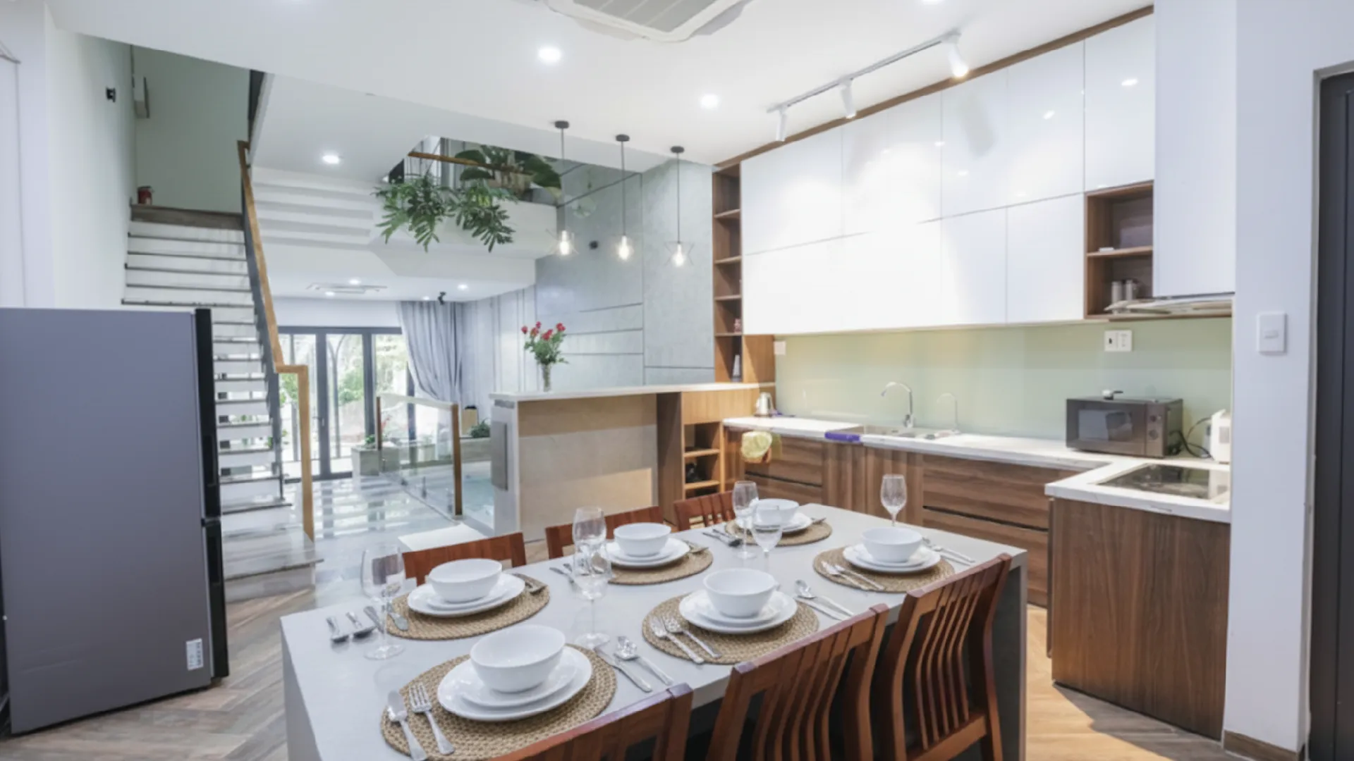 다낭 프억 미의 빌라 (100m², 침실 4개, 프라이빗 욕실 4개) 2성급 싱글룸 로비