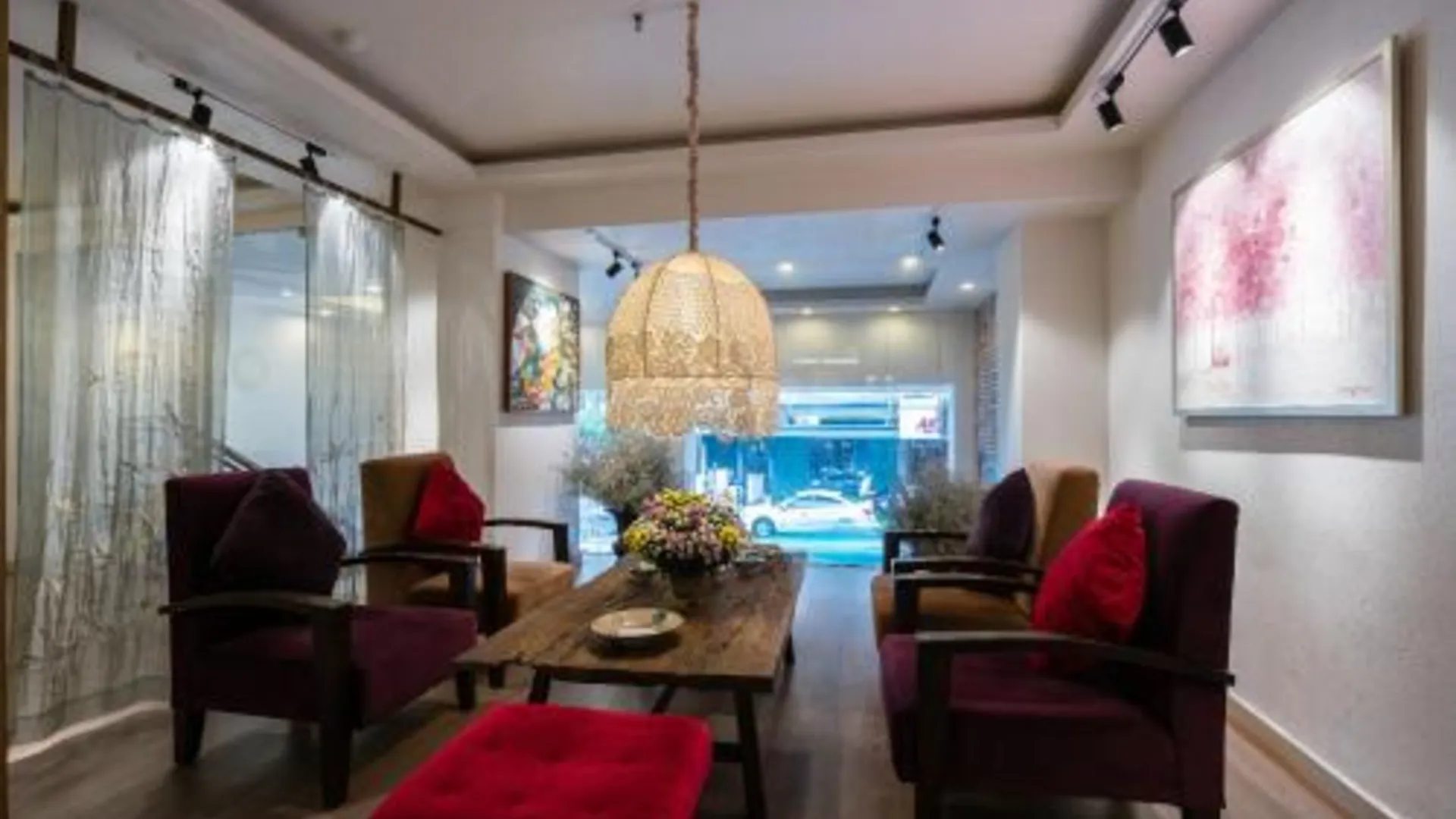 호치민 아시안 루비 센터 포인트 호텔 3성급 호텔 객실