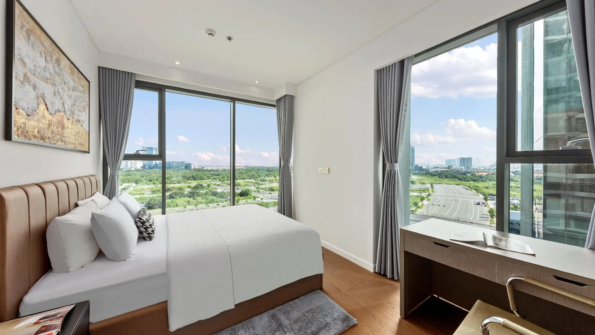 호치민 1군의 프라이빗 하우스 (100m², 침실 2개, 프라이빗 욕실 2개) 4성급 싱글룸 스위트룸