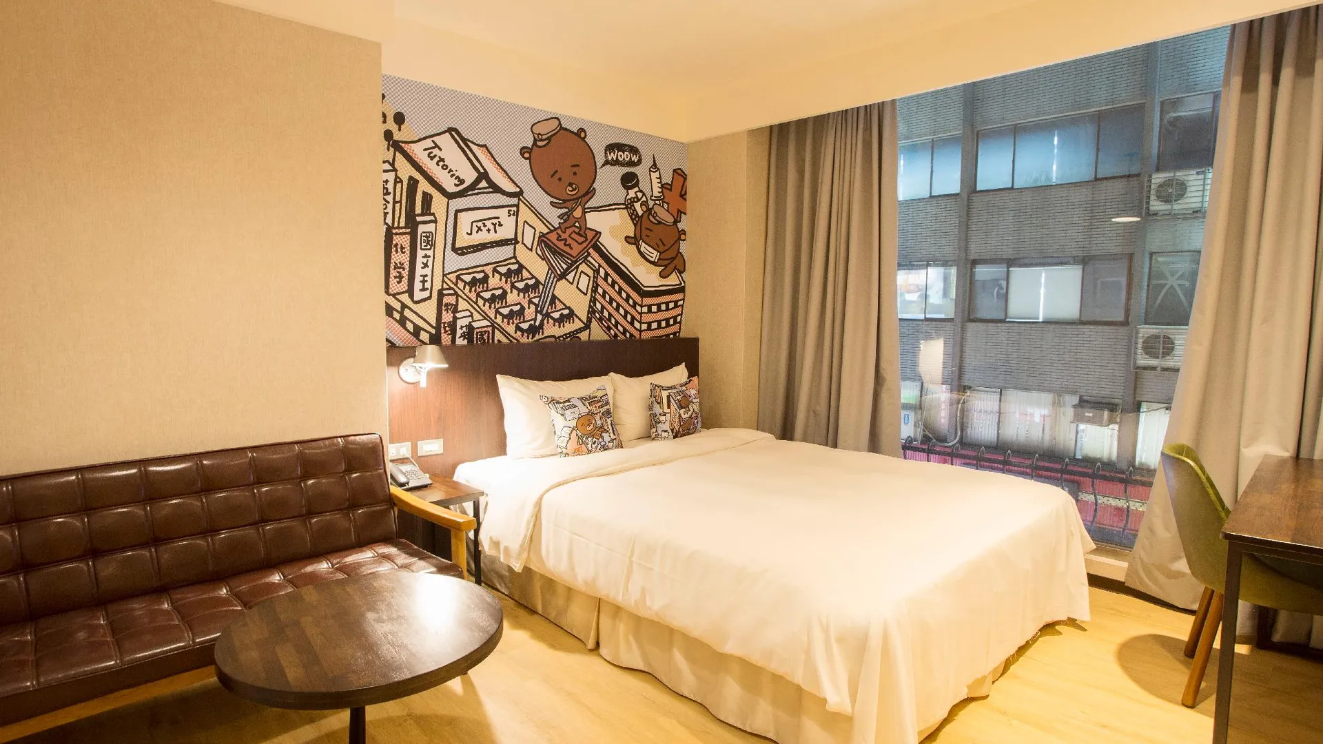 타이베이 저스트 라이브 인-타이베이 스테이션 3성급 호텔 스위트룸