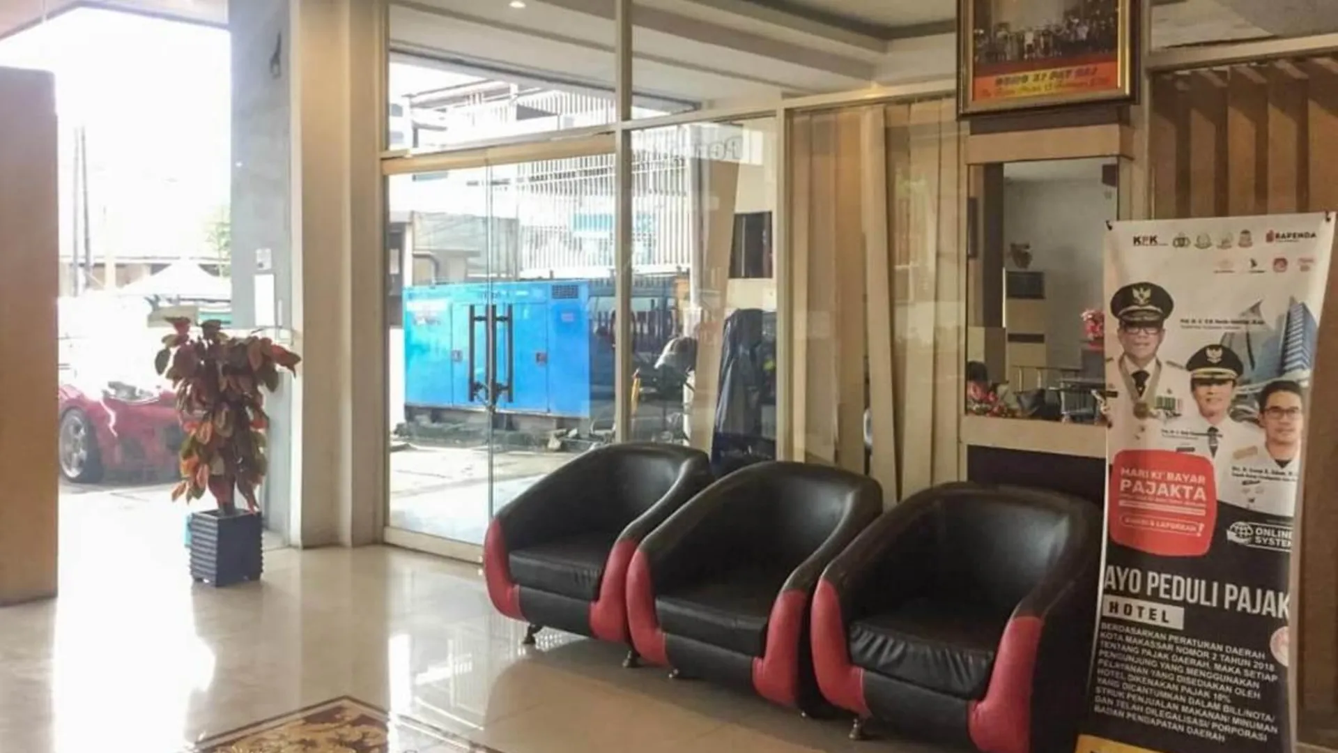 마카사르 Hotel Permata Makassar Mitra RedDoorz 2성급 호텔 레스토랑