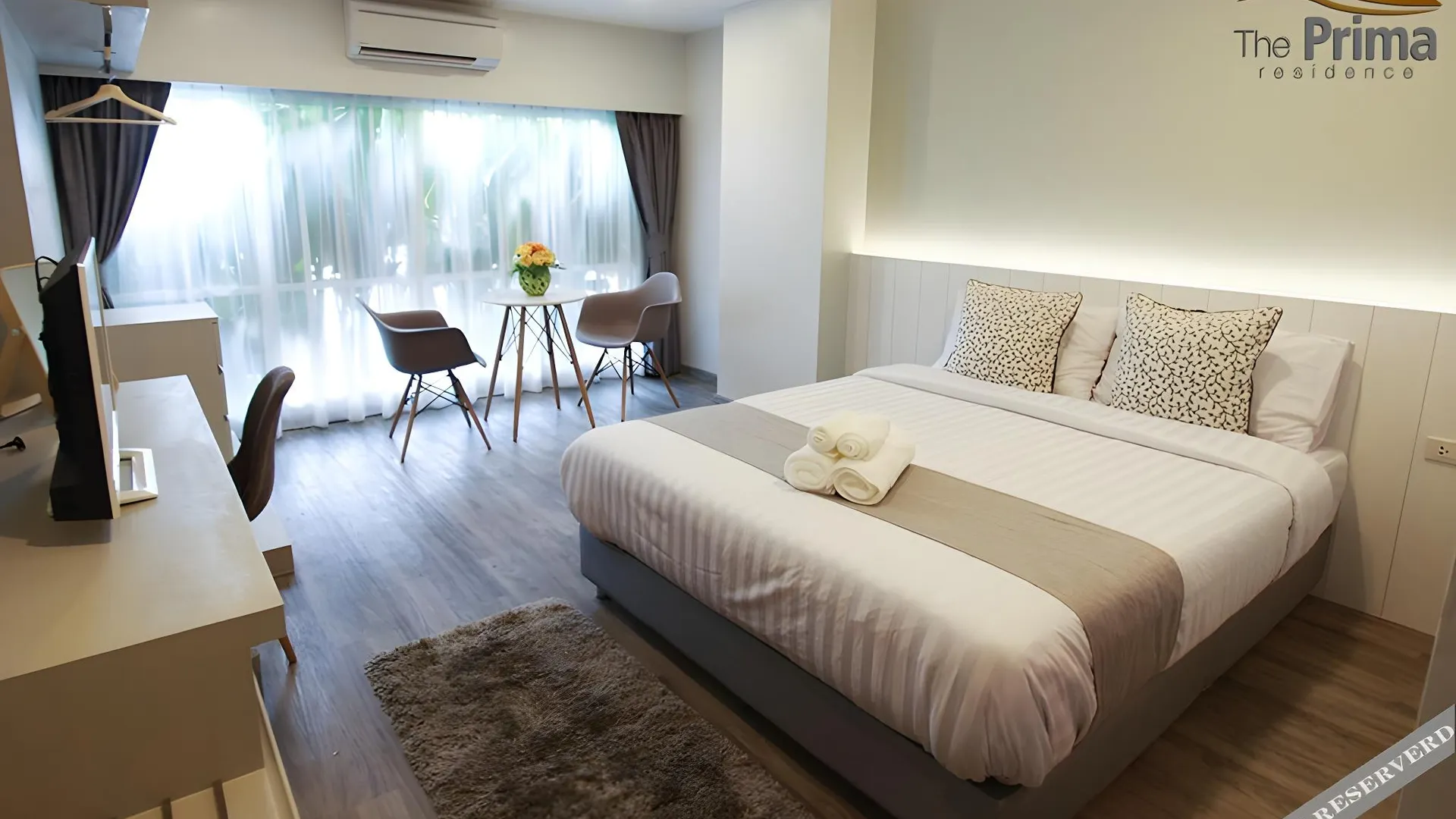 방콕 더 프리마 레지던스 3성급 호텔 스위트룸