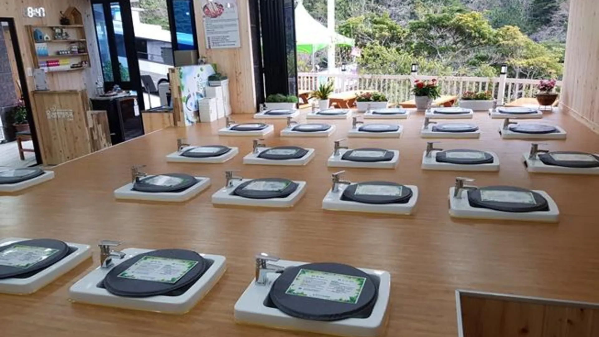 울릉군 Ulleungdo Olle Pension 1성급 게스트하우스 레스토랑