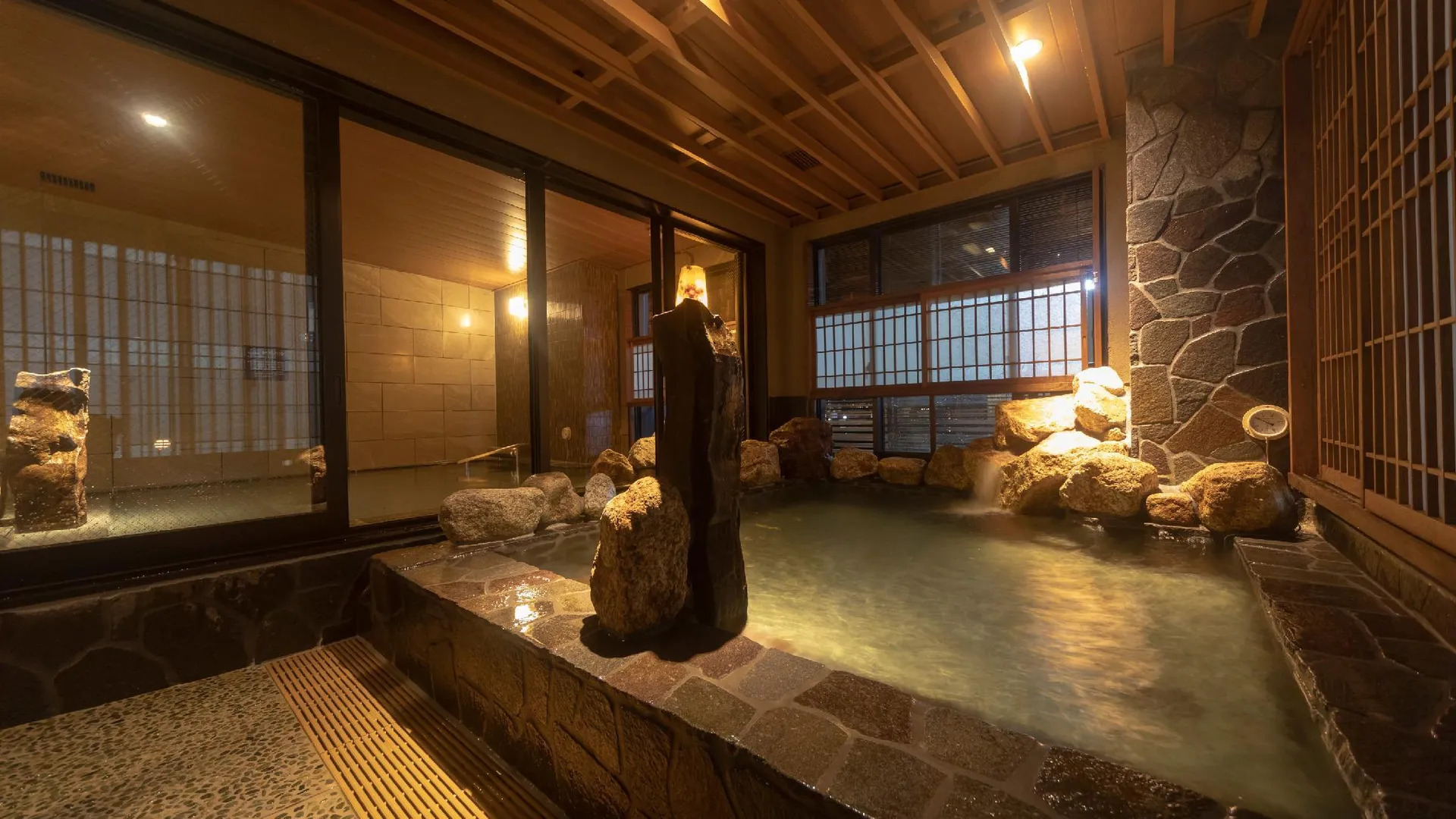 오사카 도미인 프리미엄 난바 아넥스 내추럴 핫 스프링 4성급 호텔 로비