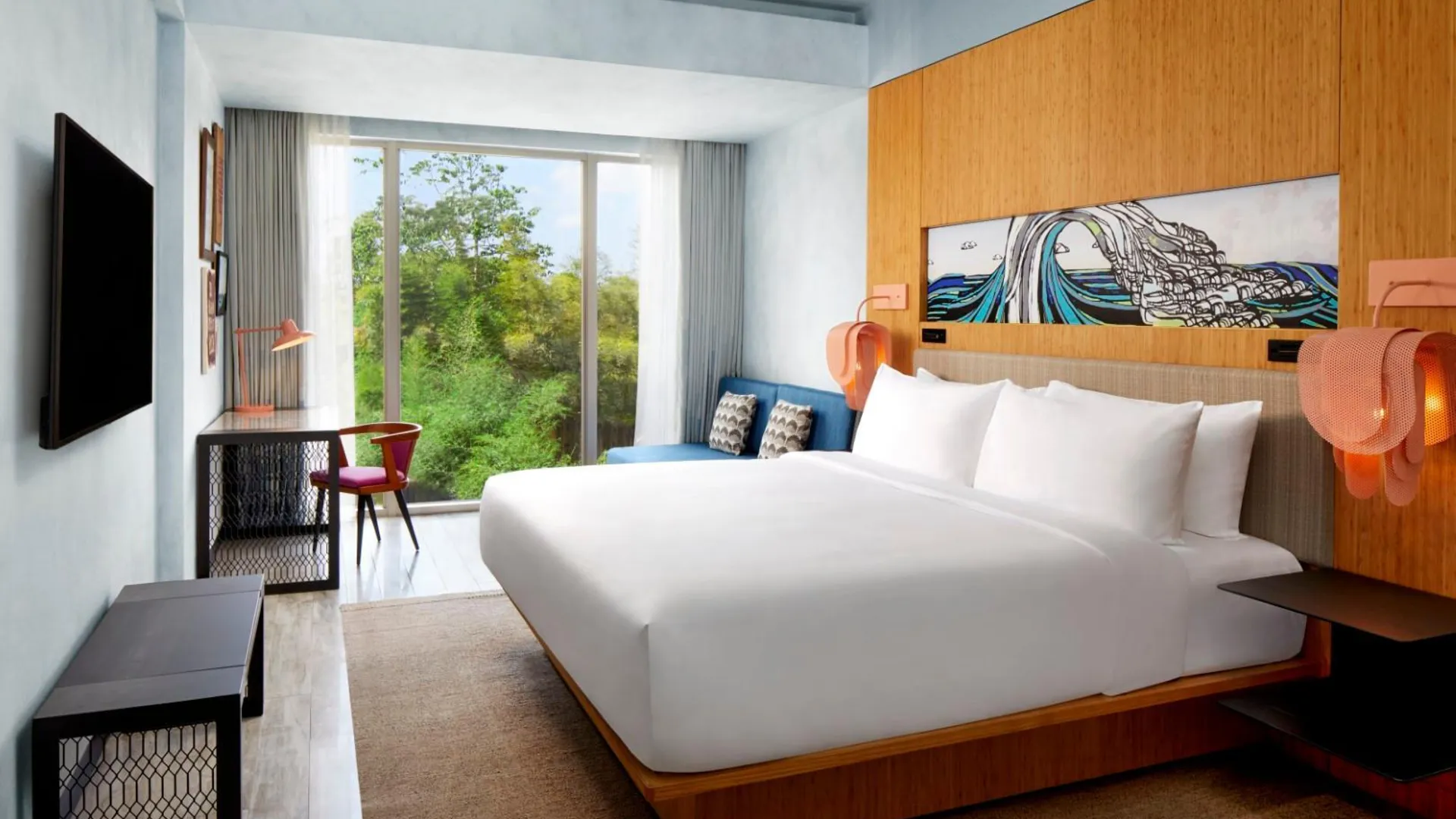 발리 알로프트 발리 스미냑 4성급 호텔 전망