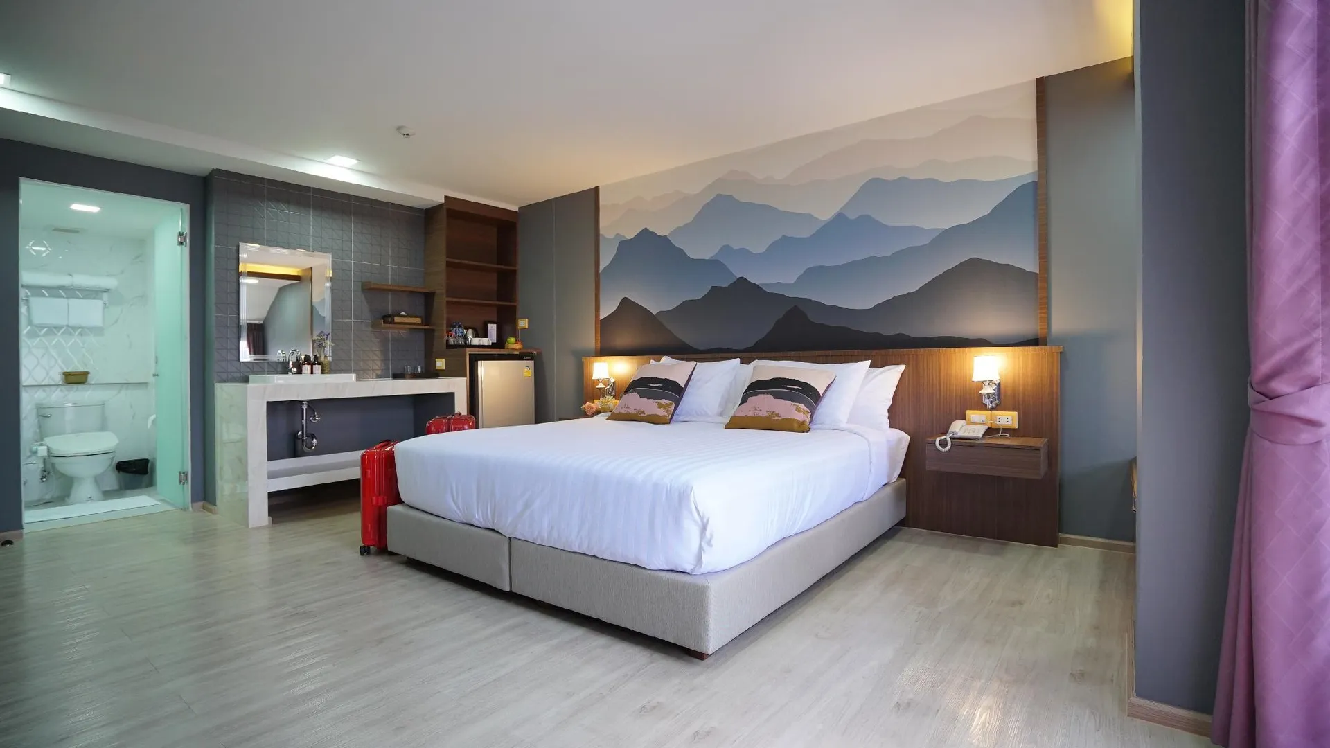 방콕 더 큐브 피프티 호텔 3성급 호텔 스위트룸